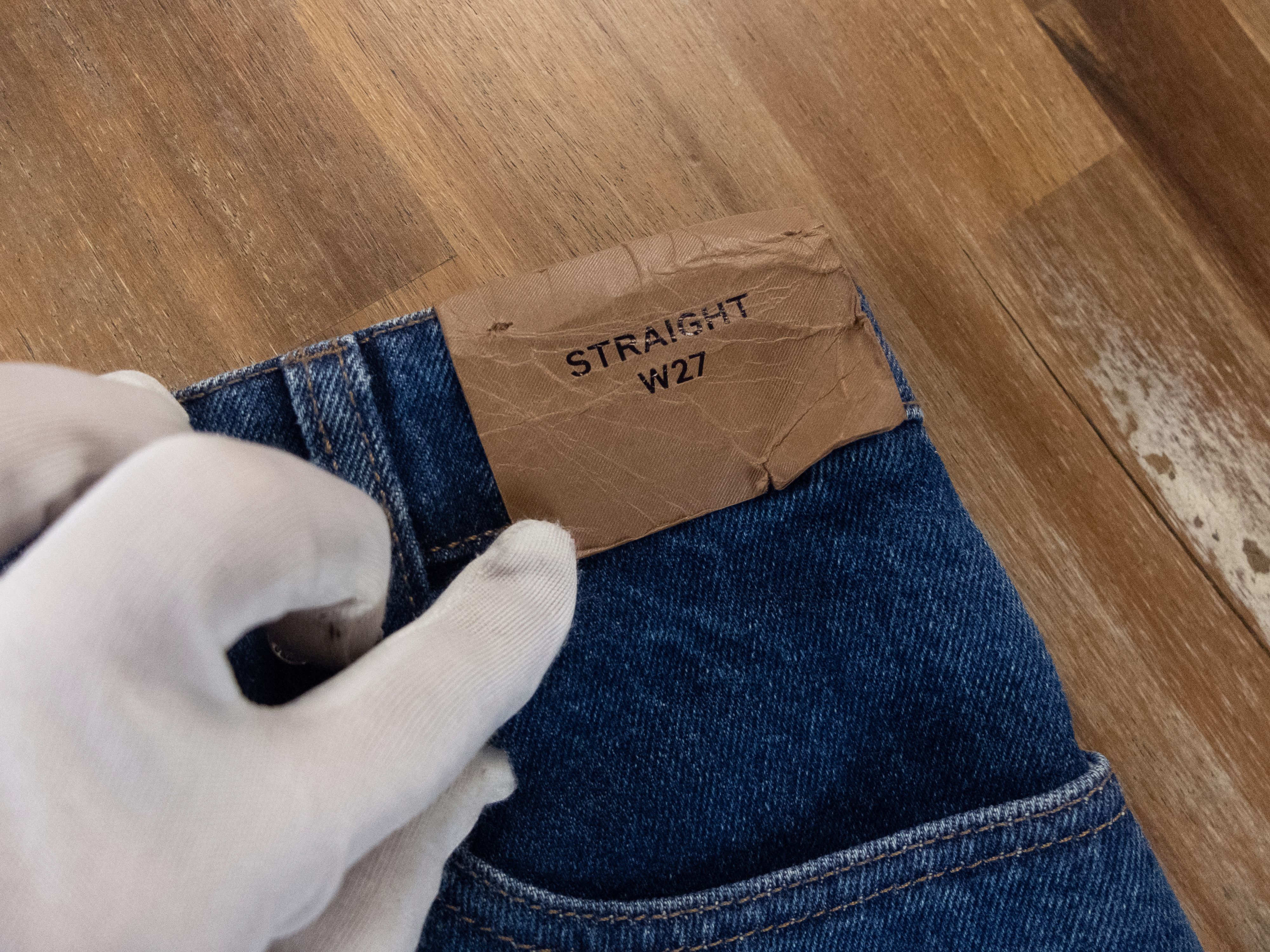 Burberry BURBERRY Monik straight leg high waist indigo blue jeans 27 Size 27" / US 4 / IT 40 - 5 Thumbnail