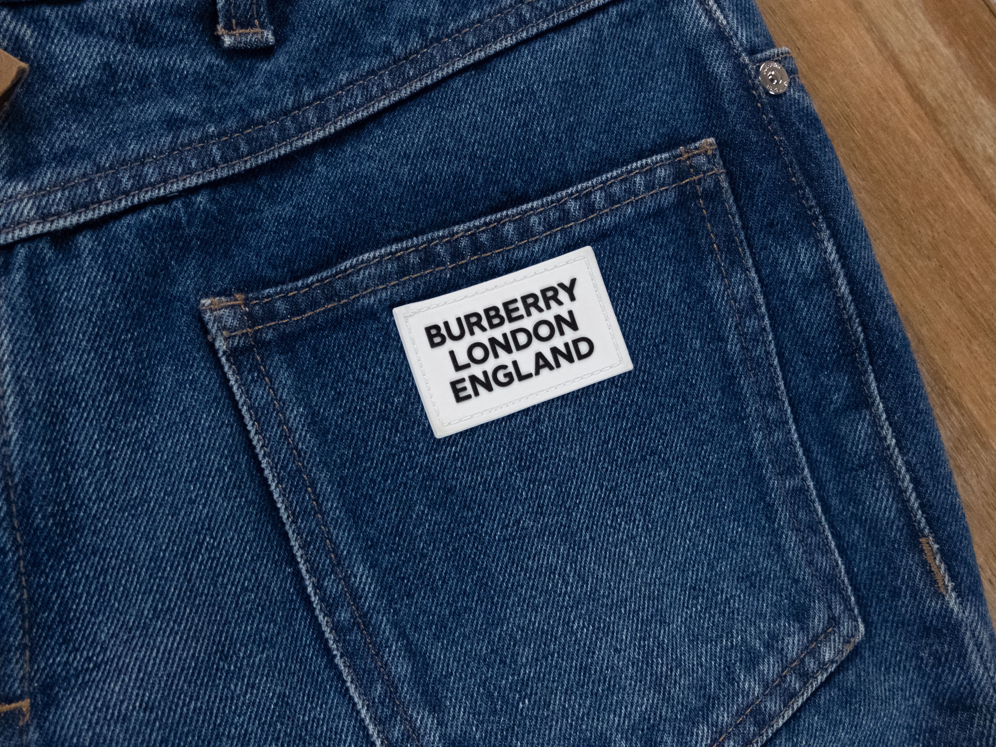Burberry BURBERRY Monik straight leg high waist indigo blue jeans 27 Size 27" / US 4 / IT 40 - 8 Thumbnail