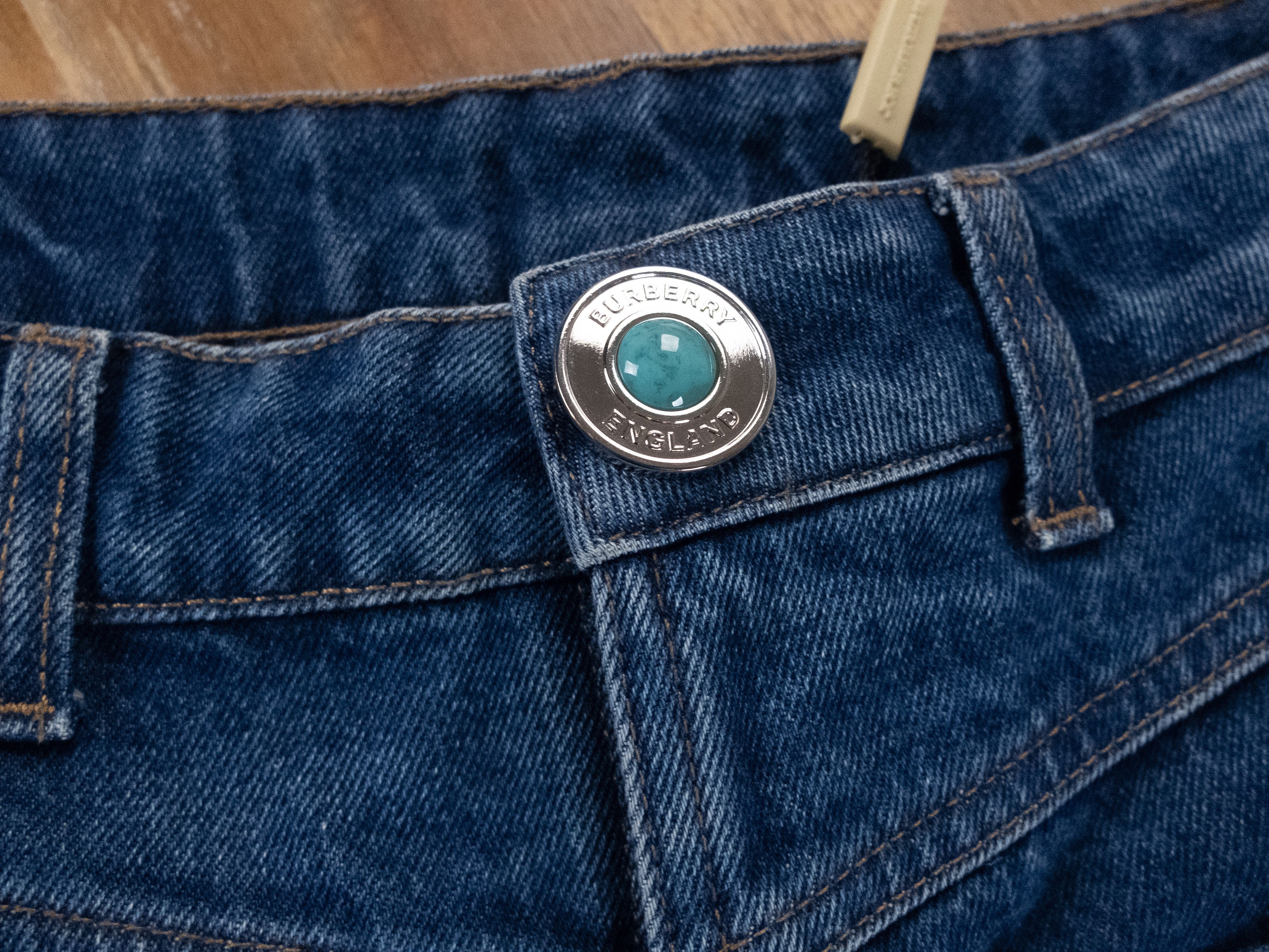 Burberry BURBERRY Monik straight leg high waist indigo blue jeans 27 Size 27" / US 4 / IT 40 - 9 Thumbnail