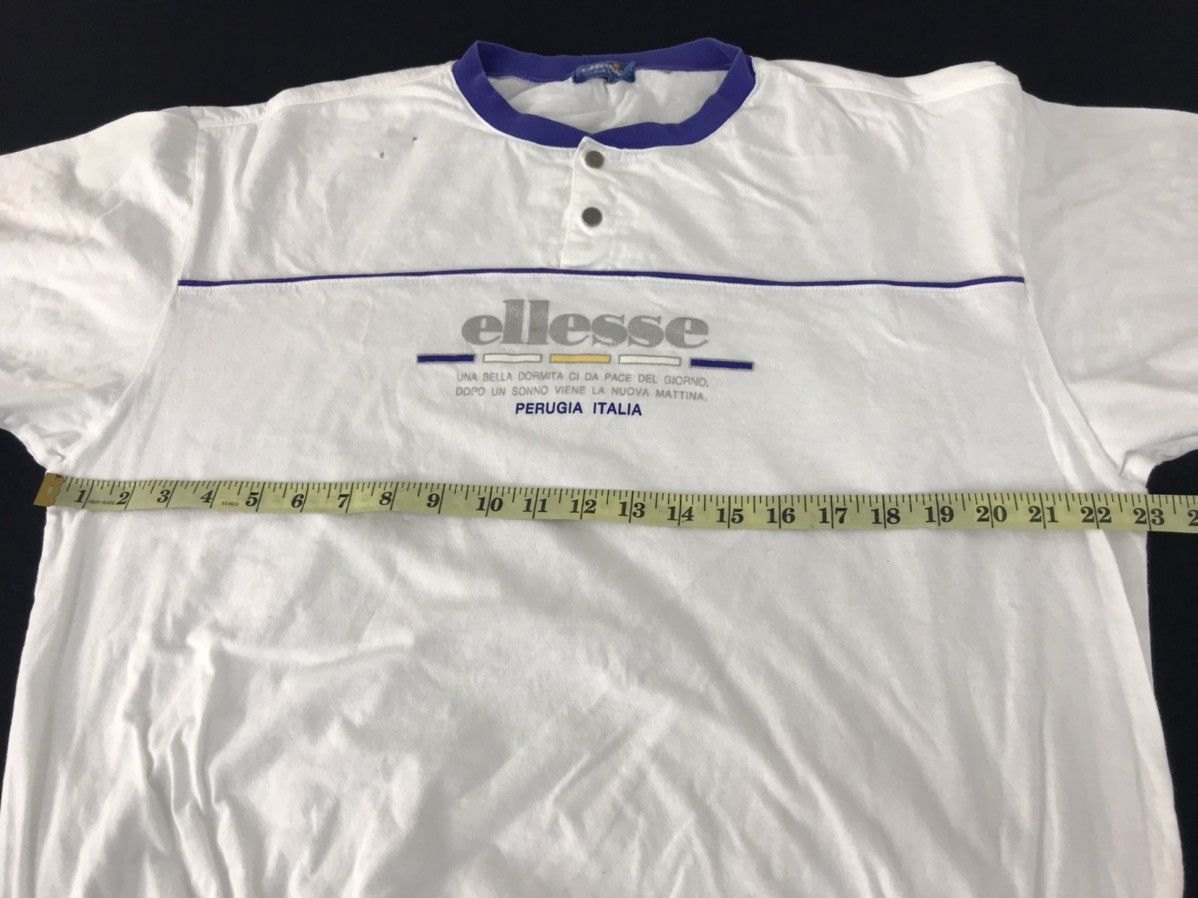 Ellesse × Japanese Brand Ellesse Perugia Italy Ring Style T-shirt Tee Printed Size M / US 6-8 / IT 42-44 - 7 Thumbnail
