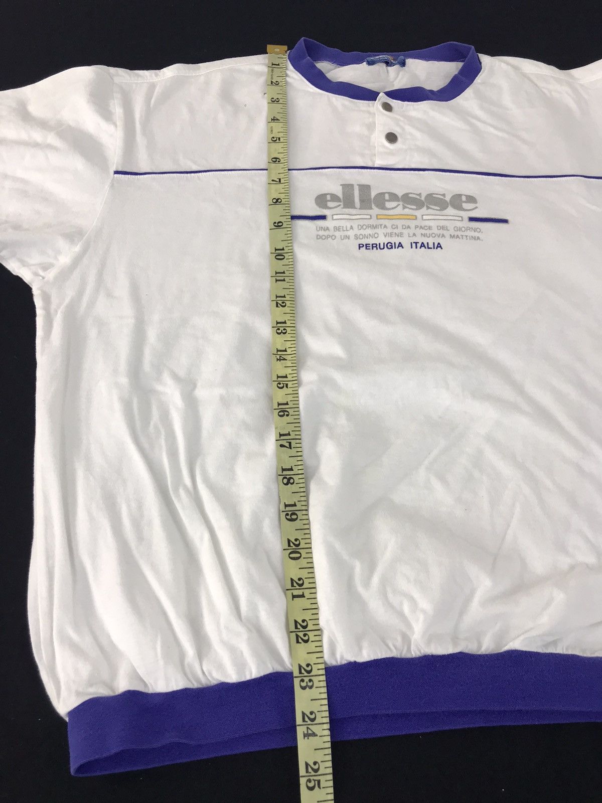 Ellesse × Japanese Brand Ellesse Perugia Italy Ring Style T-shirt Tee Printed Size M / US 6-8 / IT 42-44 - 8 Thumbnail