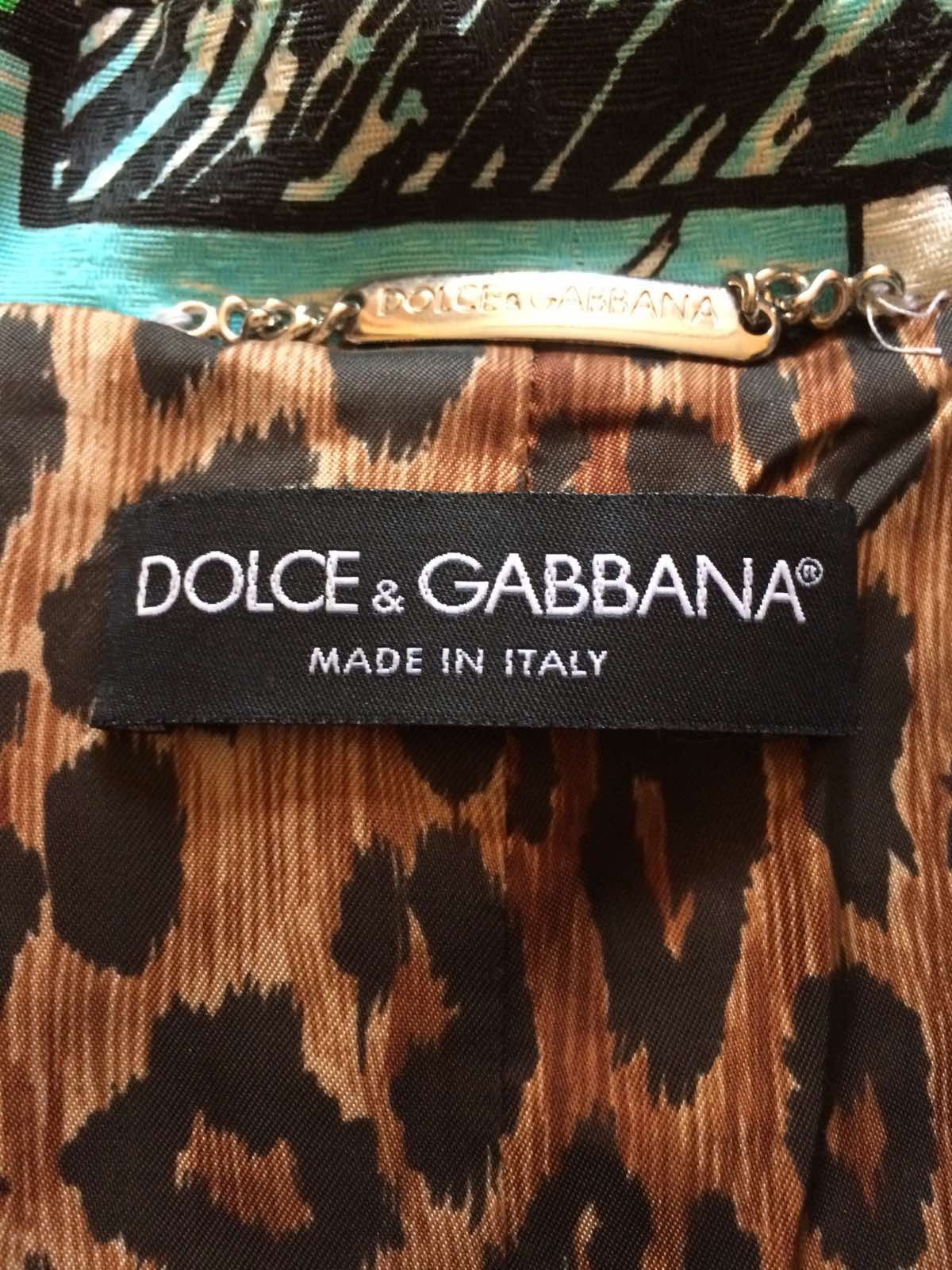 Dolce & Gabbana 🐆🐆2004 Exclusive Vintage Dolce & Gabbana Comic Logo Coat Size M / US 6-8 / IT 42-44 - 9 Thumbnail