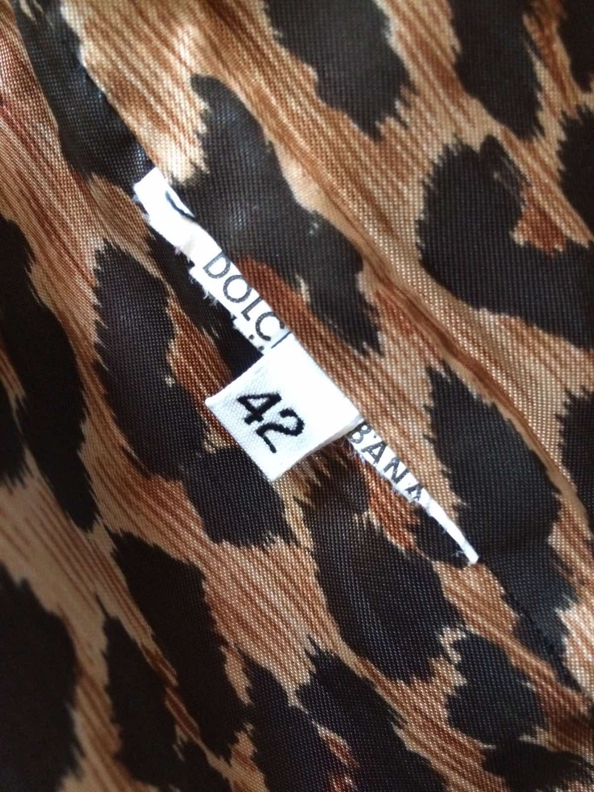 Dolce & Gabbana 🐆🐆2004 Exclusive Vintage Dolce & Gabbana Comic Logo Coat Size M / US 6-8 / IT 42-44 - 10 Thumbnail
