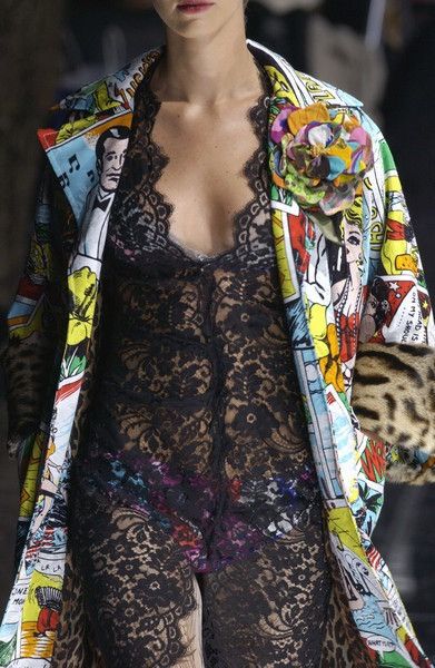 Dolce & Gabbana 🐆🐆2004 Exclusive Vintage Dolce & Gabbana Comic Logo Coat Size M / US 6-8 / IT 42-44 - 14 Thumbnail