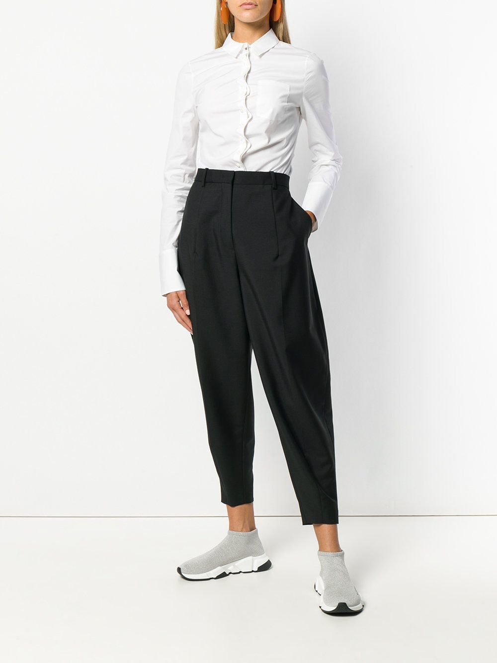 Jil Sander Jil Sander Carrot Leg Tailored Trousers Size 25" / US 0 / IT 36 - 9 Thumbnail