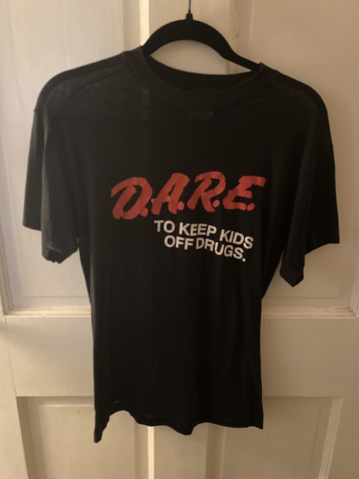 Vintage Vintage Rare 80s D.A.R.E. T-Shirt Size S Size US S / EU 44-46 / 1 - 1 Thumbnail
