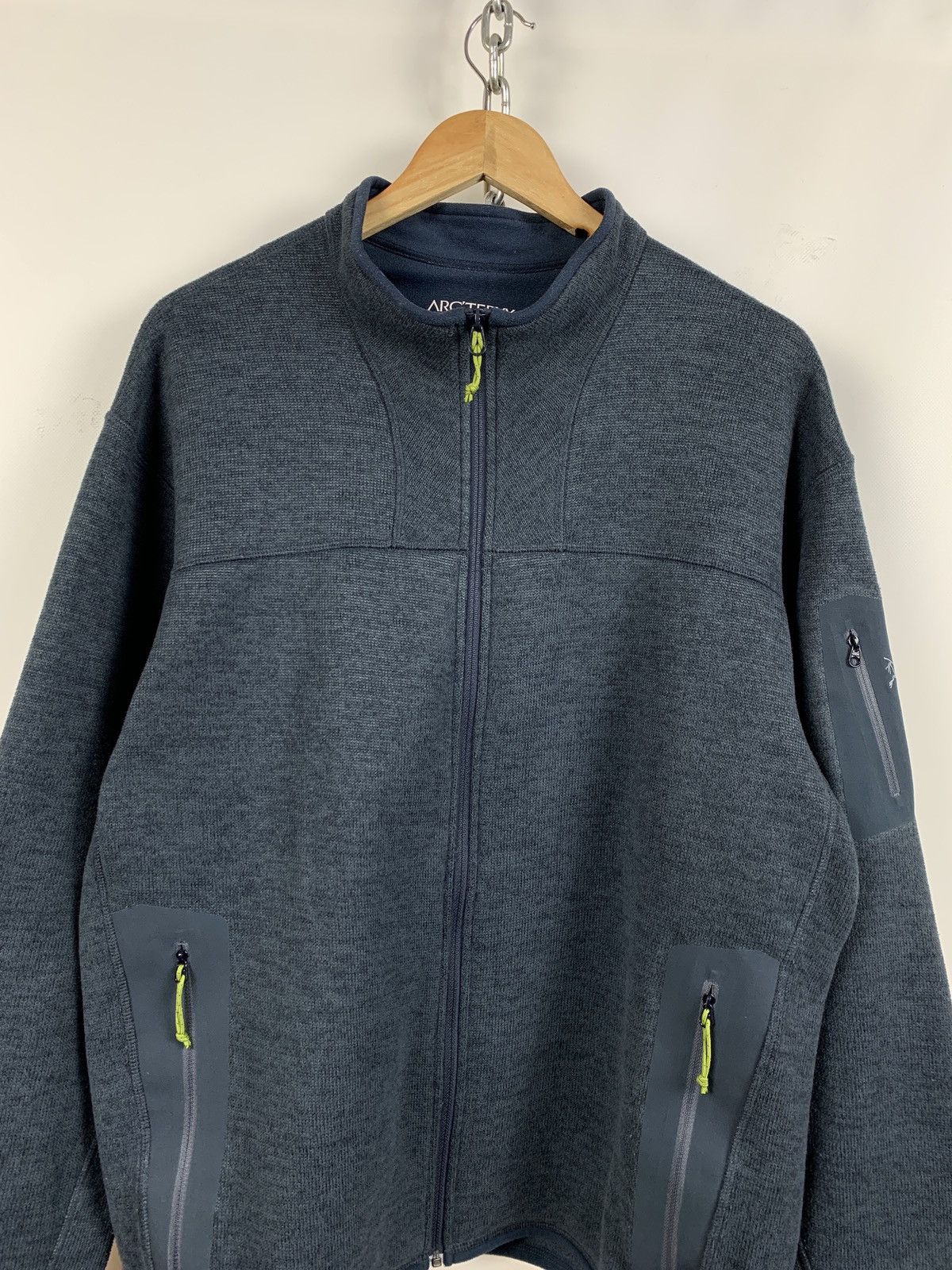 Arc'teryx Vintage Arcteryx Polartec Blue Fleece Pullover Sweatshirt Size US XL / EU 56 / 4 - 3 Thumbnail