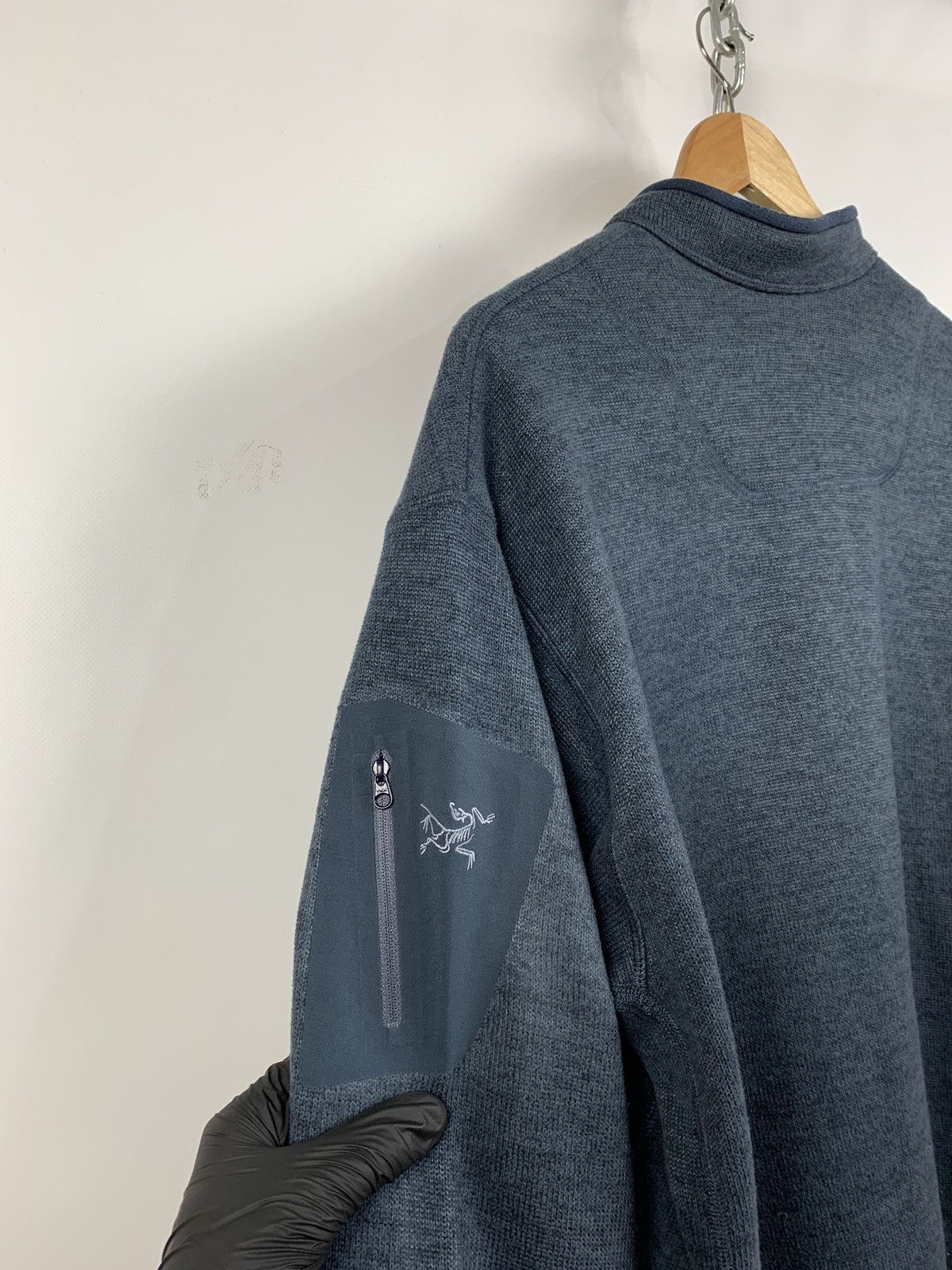 Arc'teryx Vintage Arcteryx Polartec Blue Fleece Pullover Sweatshirt Size US XL / EU 56 / 4 - 10 Thumbnail