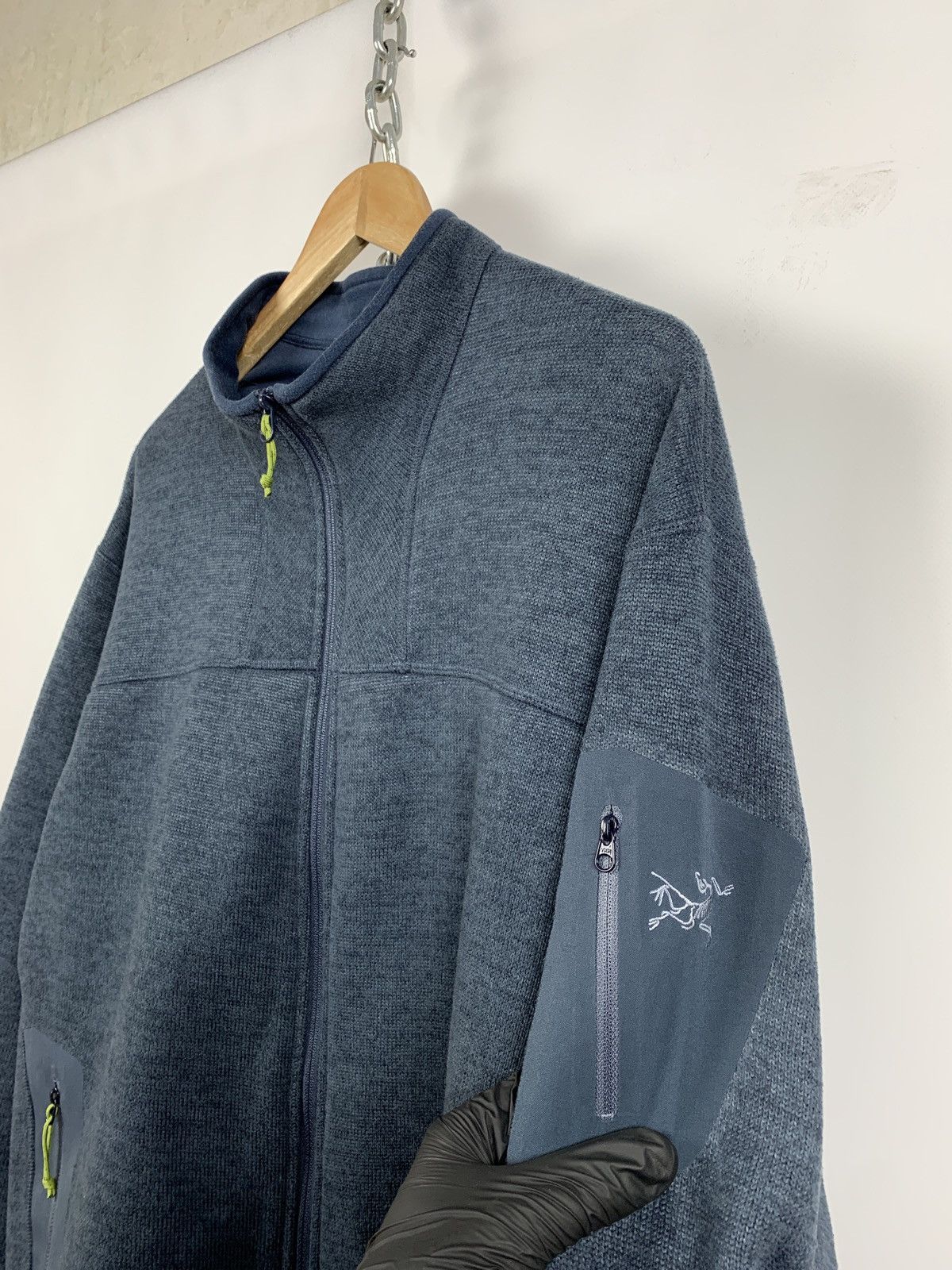 Arc'teryx Vintage Arcteryx Polartec Blue Fleece Pullover Sweatshirt Size US XL / EU 56 / 4 - 2 Thumbnail