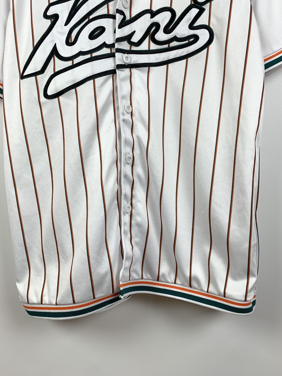Karl Kani Karl Kani Big Logo Jersey Striped Shirt Size US S / EU 44-46 / 1 - 12 Thumbnail