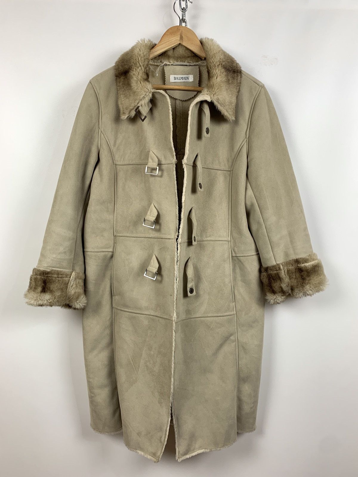 Balmain Vintage Balmain Women’s Sheepskin Coat Size M / US 6-8 / IT 42-44 - 3 Thumbnail