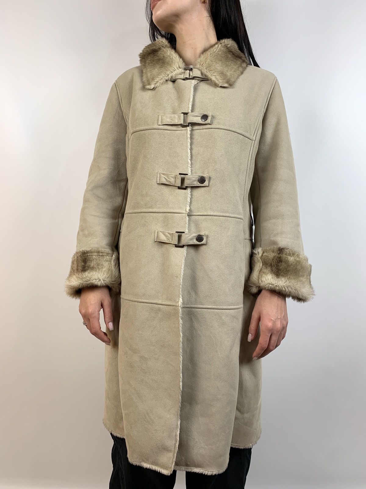 Balmain Vintage Balmain Women’s Sheepskin Coat Size M / US 6-8 / IT 42-44 - 1 Thumbnail