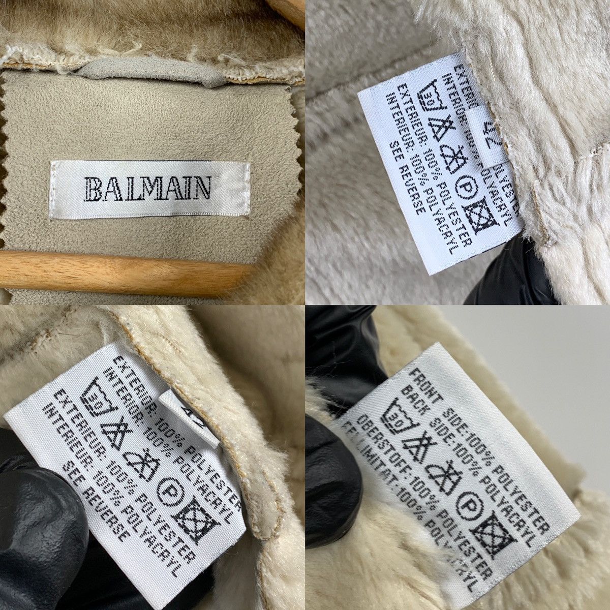 Balmain Vintage Balmain Women’s Sheepskin Coat Size M / US 6-8 / IT 42-44 - 24 Thumbnail
