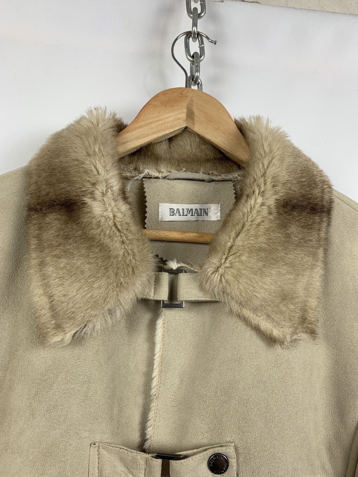 Balmain Vintage Balmain Women’s Sheepskin Coat Size M / US 6-8 / IT 42-44 - 6 Thumbnail
