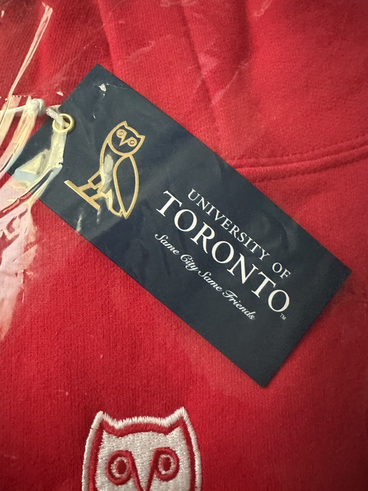 October's Very Own *SIZE 3XL* OVO x U of T (University of Toronto) Hoodie - Red Size US XXL / EU 58 / 5 - 4 Thumbnail