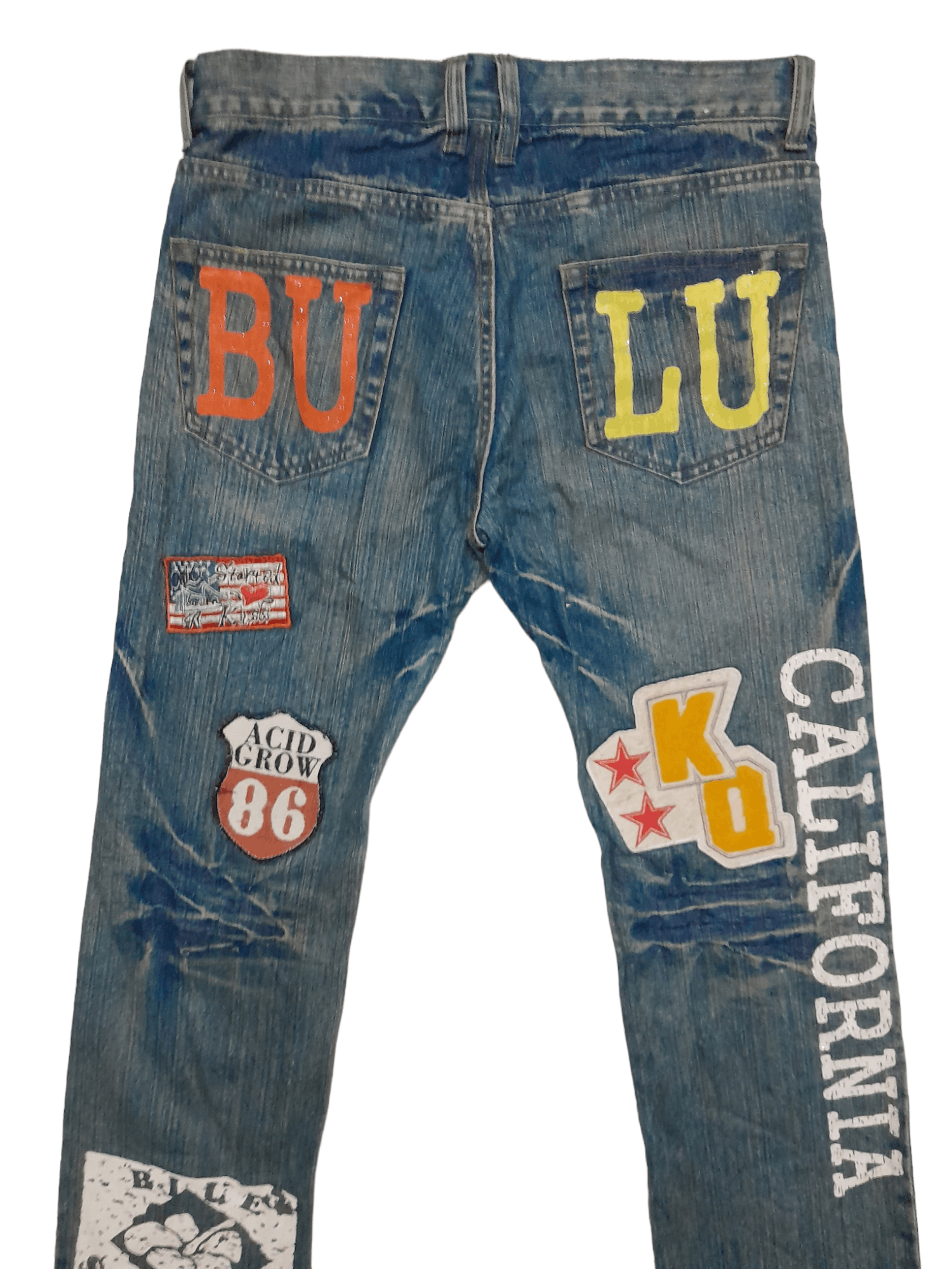 Other BU LU Japan Denim Designer Patches like Hysterics (E557) w32 Size US 32 / EU 48 - 5 Thumbnail