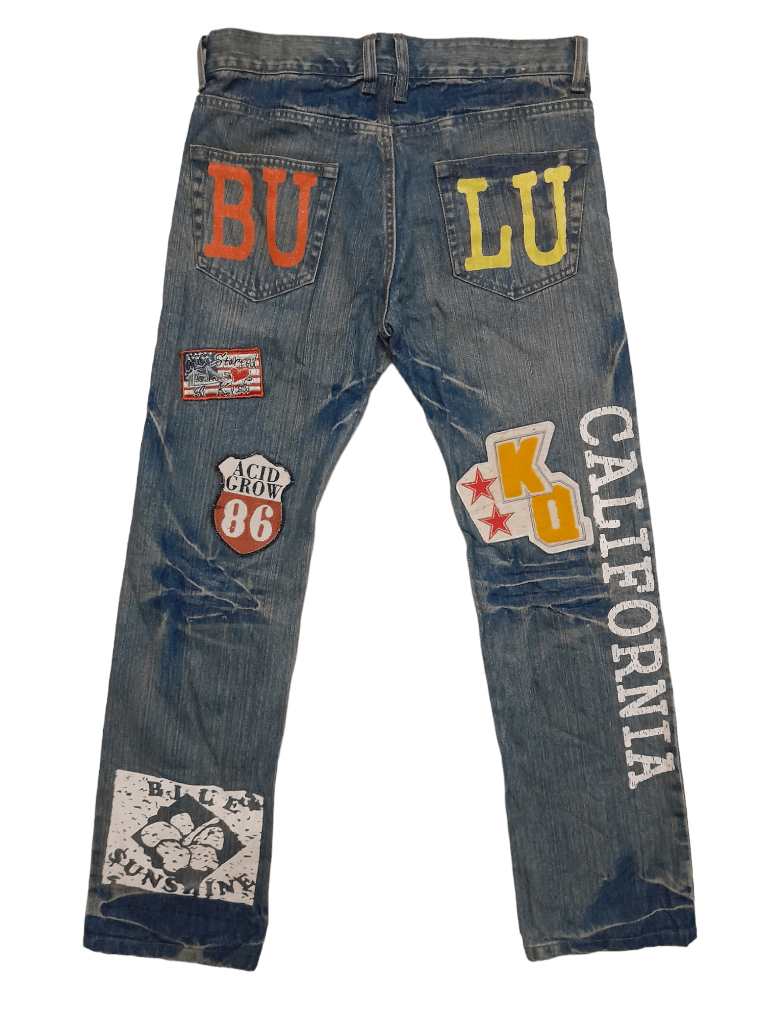 Other BU LU Japan Denim Designer Patches like Hysterics (E557) w32 Size US 32 / EU 48 - 4 Thumbnail