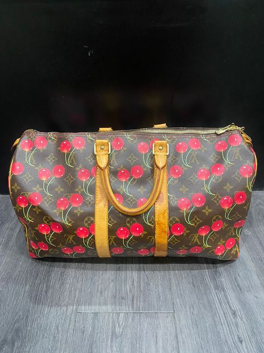 Louis Vuitton Louis Vuitton Murakami Cherry Keepall Duffle Bag 45