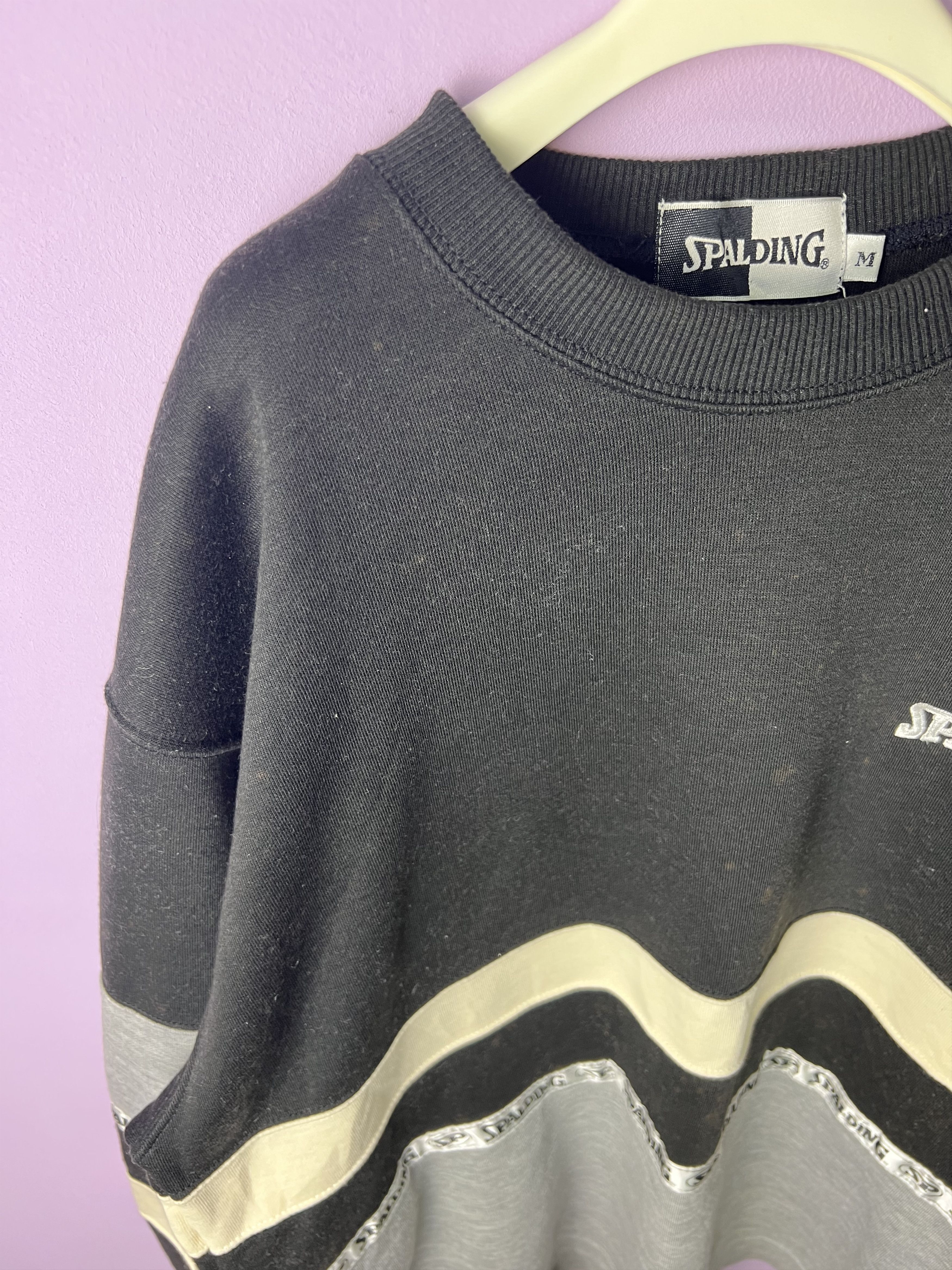 Spalding 🔥Vintage Spalding Side Stripe Crewneck Sweatshirts Size US M / EU 48-50 / 2 - 7 Thumbnail