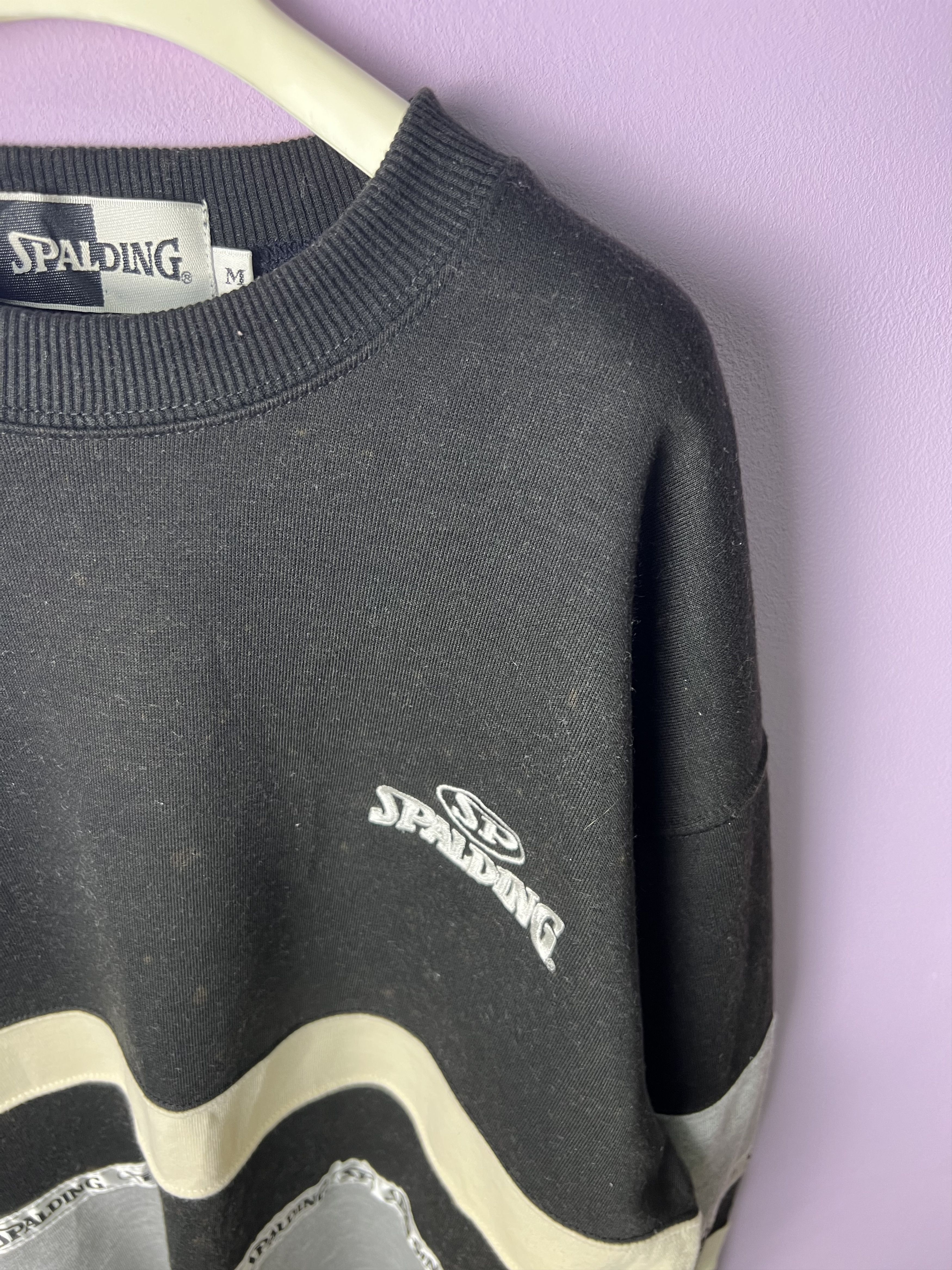 Spalding 🔥Vintage Spalding Side Stripe Crewneck Sweatshirts Size US M / EU 48-50 / 2 - 6 Thumbnail