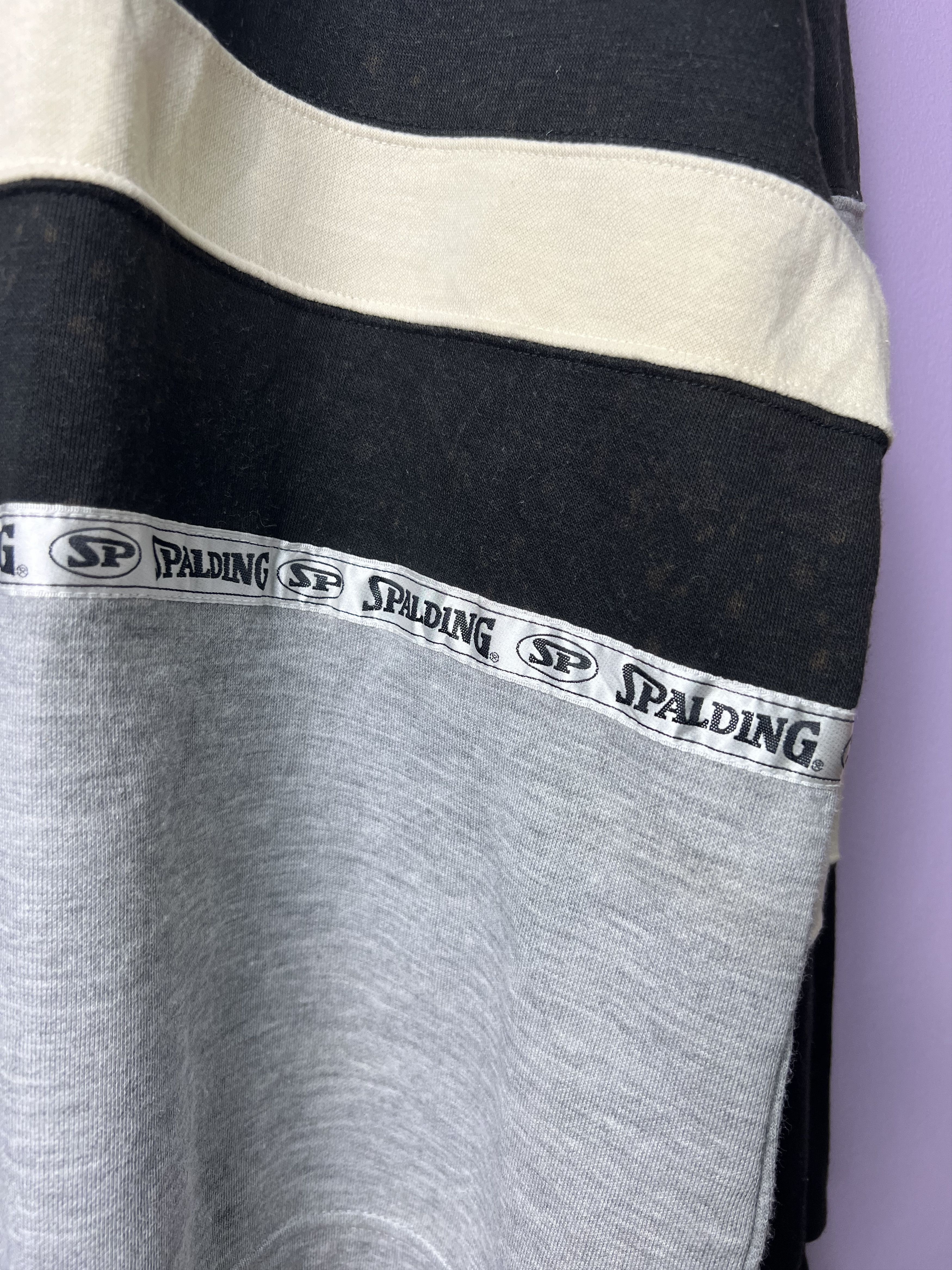 Spalding 🔥Vintage Spalding Side Stripe Crewneck Sweatshirts Size US M / EU 48-50 / 2 - 12 Thumbnail