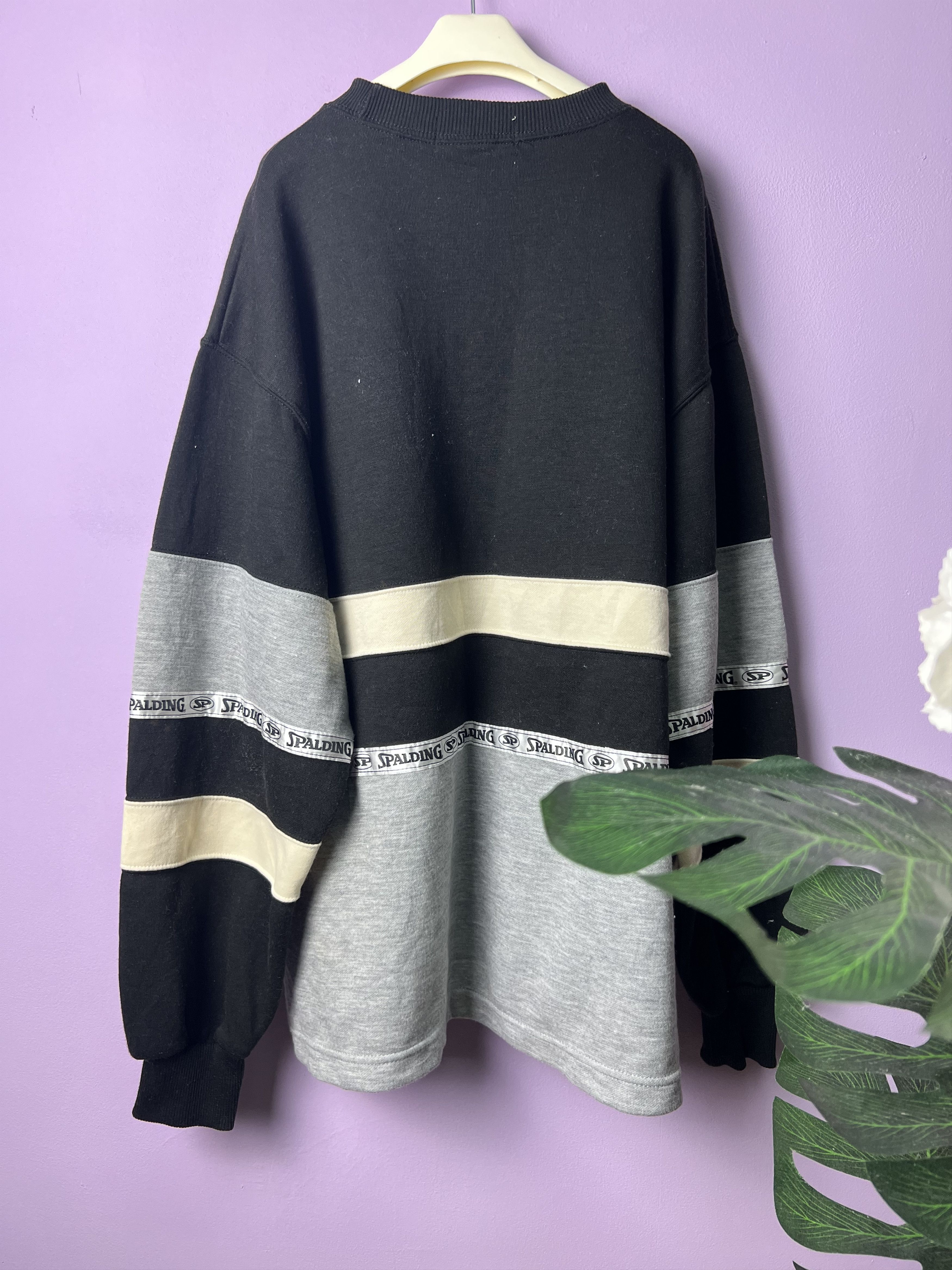 Spalding 🔥Vintage Spalding Side Stripe Crewneck Sweatshirts Size US M / EU 48-50 / 2 - 3 Thumbnail