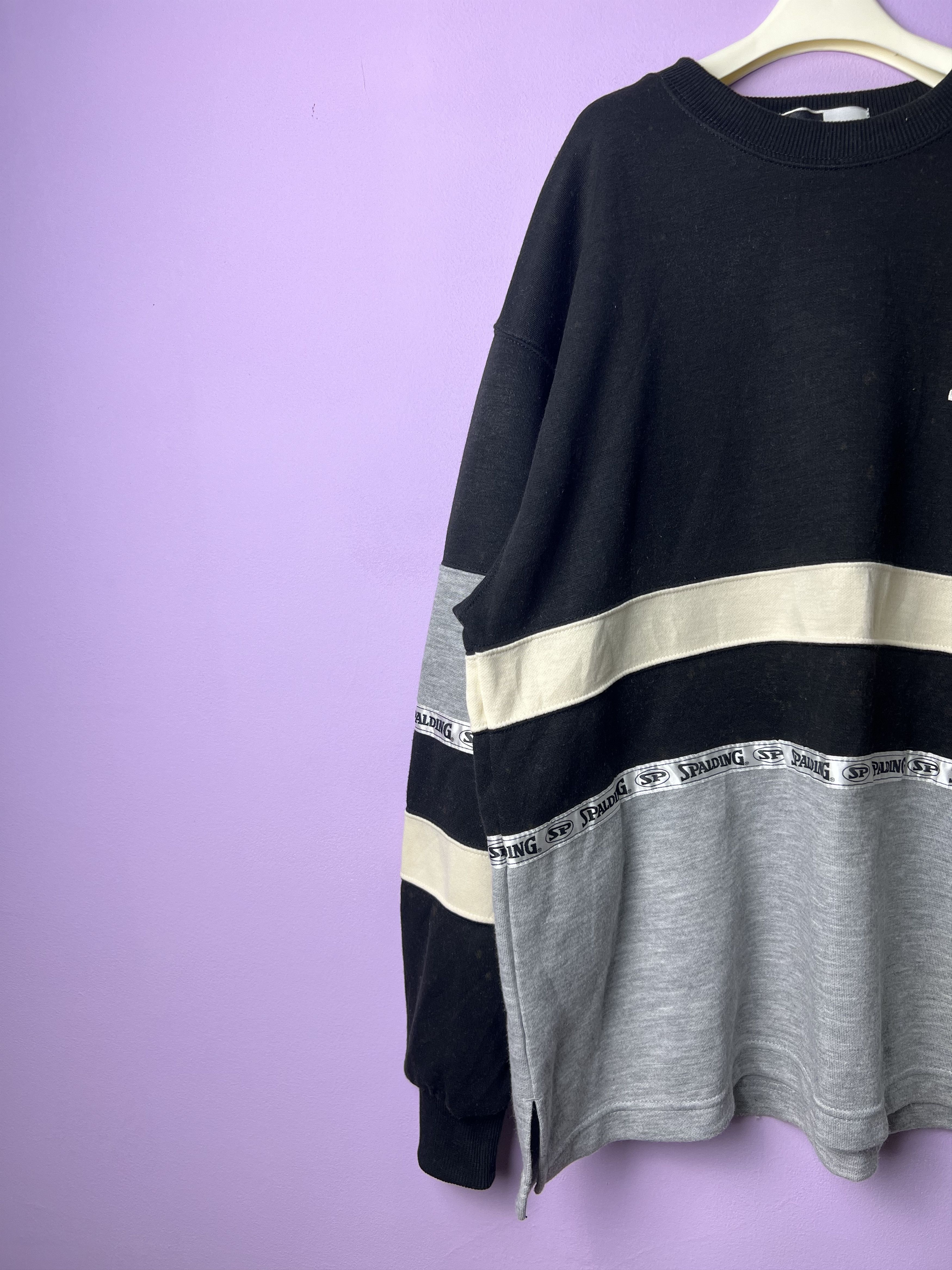 Spalding 🔥Vintage Spalding Side Stripe Crewneck Sweatshirts Size US M / EU 48-50 / 2 - 4 Thumbnail