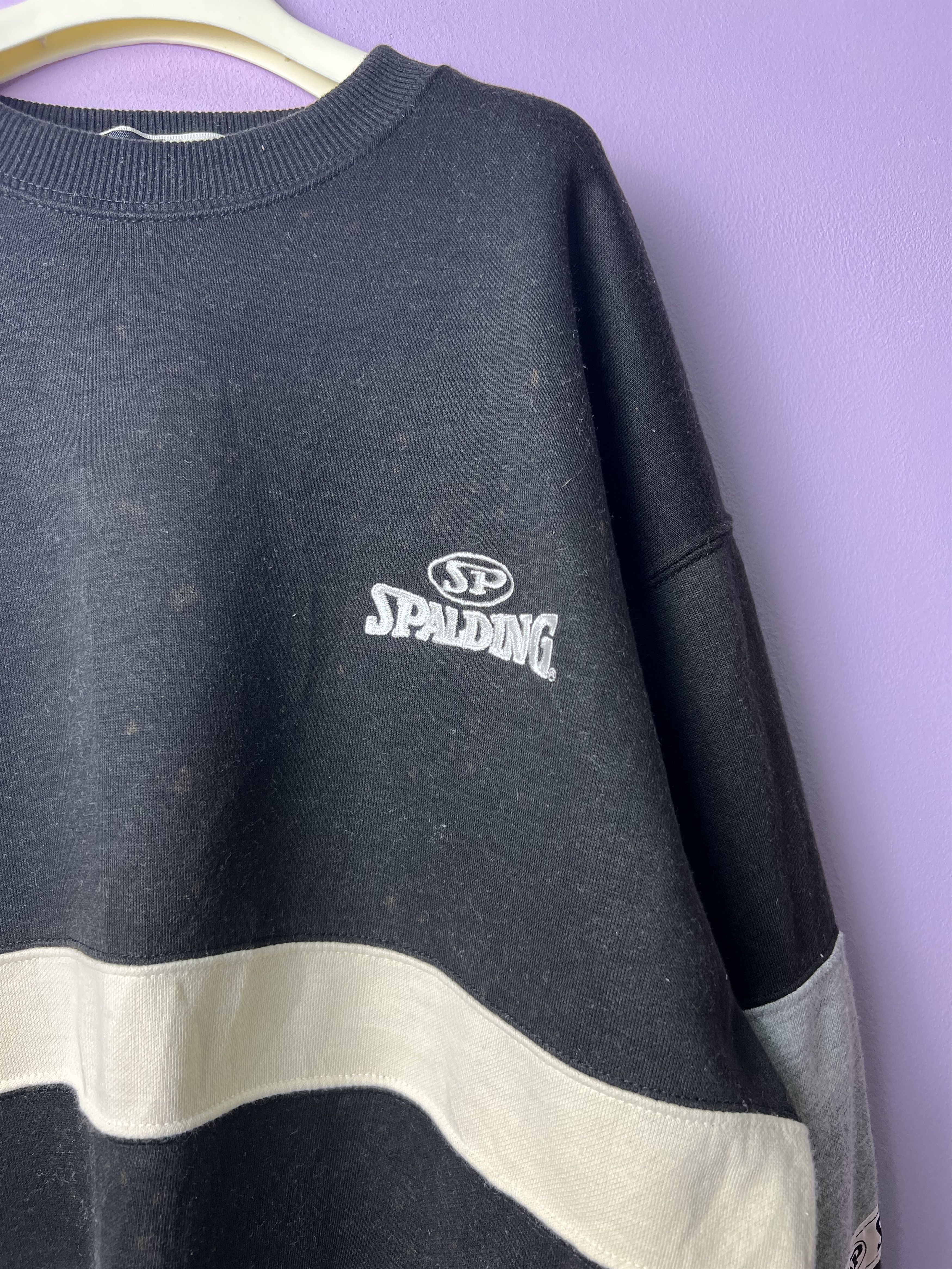Spalding 🔥Vintage Spalding Side Stripe Crewneck Sweatshirts Size US M / EU 48-50 / 2 - 8 Thumbnail