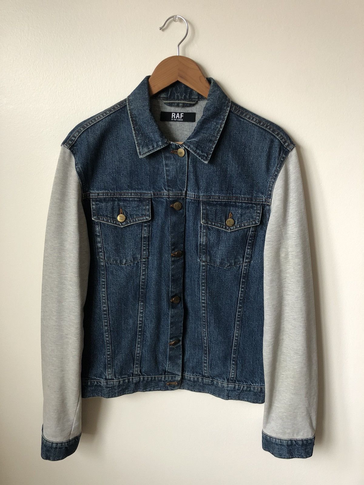 Raf Simons × Raf by Raf Simons Raf Simons Hybrid Denim Jacket Size US M / EU 48-50 / 2 - 1 Thumbnail