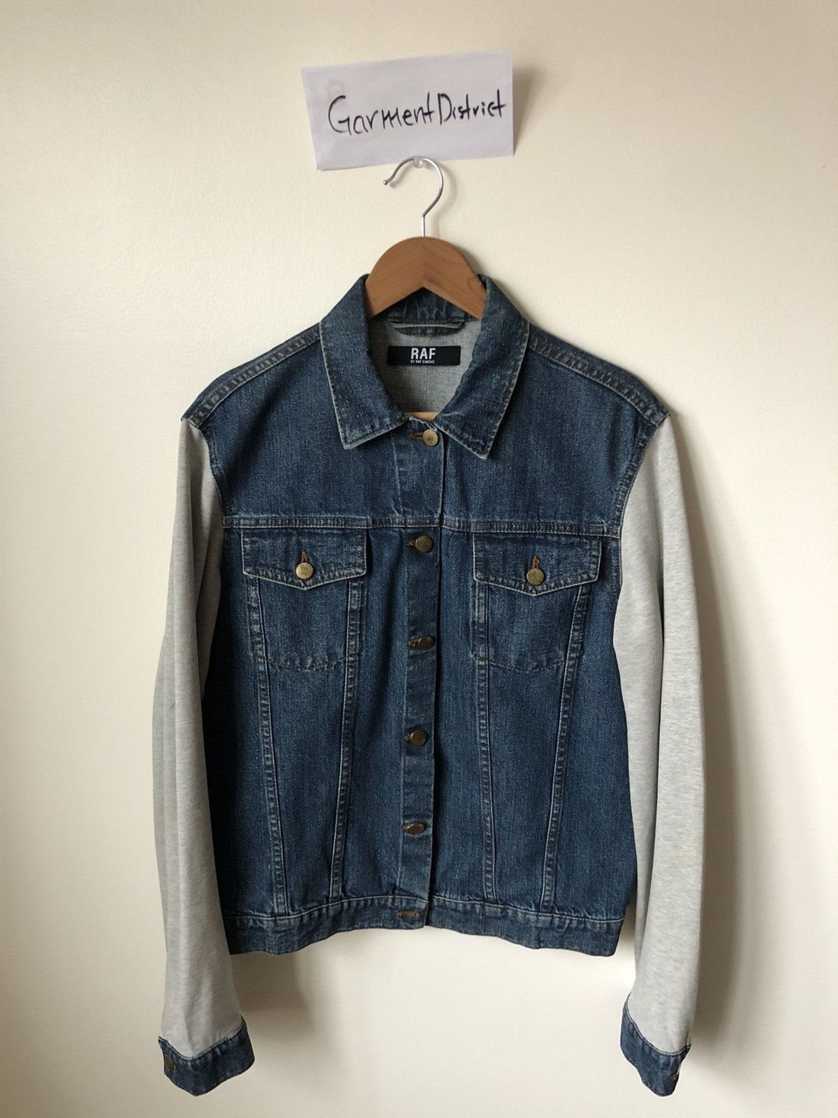 Raf Simons × Raf by Raf Simons Raf Simons Hybrid Denim Jacket Size US M / EU 48-50 / 2 - 12 Thumbnail