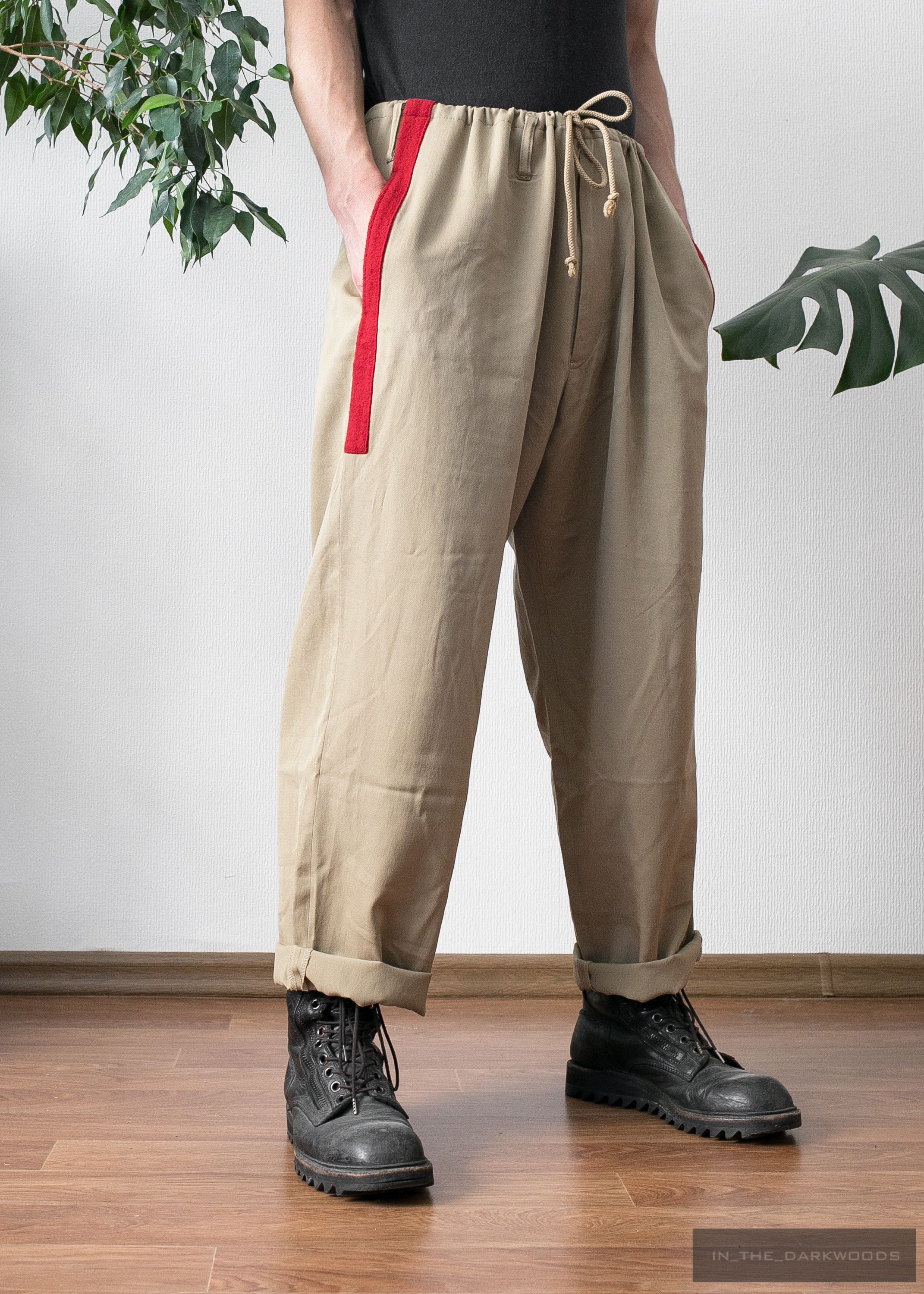 image of Yohji Yamamoto 2017Aw Wide Wool Pants, Men's (Size 32)