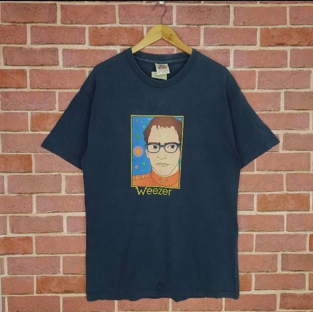 Vintage Weezer Captain Cuomo Band Rock Concert T-shirt