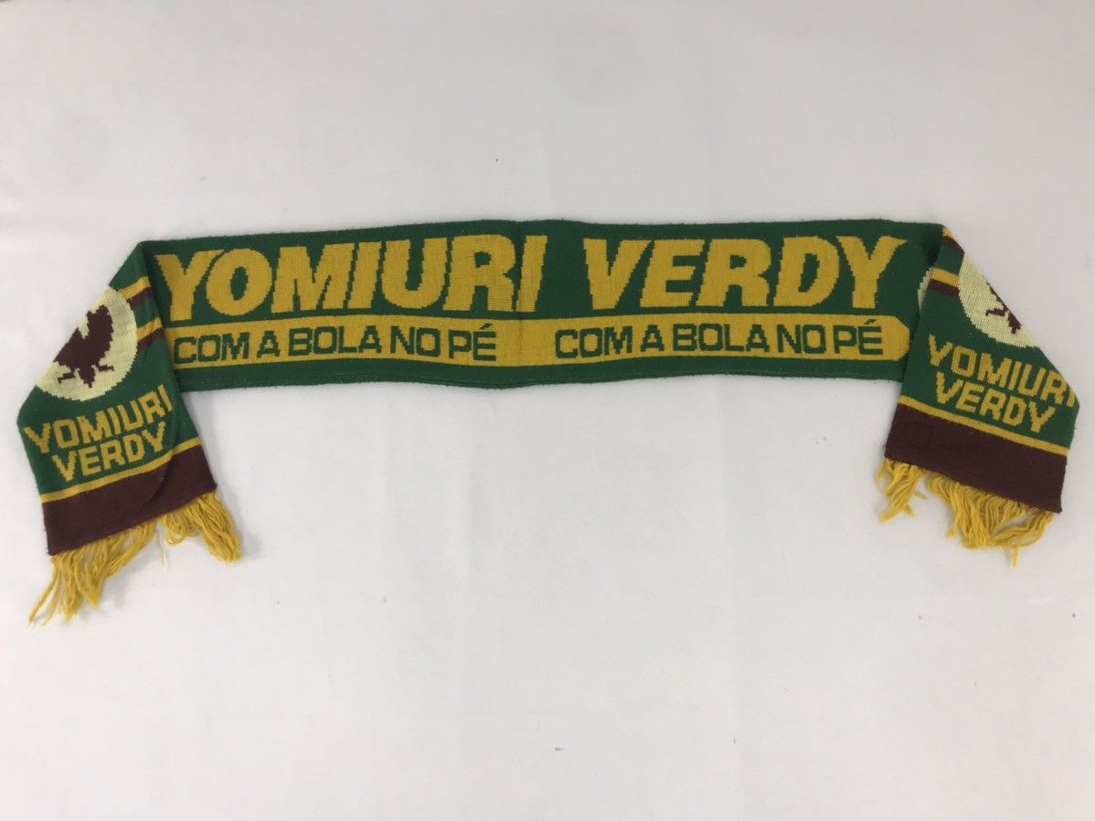 Japanese Brand × Vintage Muffler Scarf Yomiuri Verdy Japanese League Football Club Size ONE SIZE - 3 Thumbnail