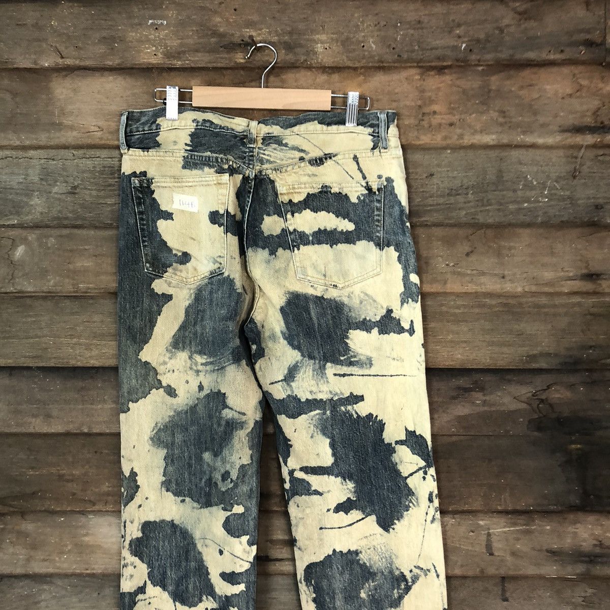 Japanese Brand DL Uniqlo japan Distressed acid wash style Denim Pants #114B Size US 32 / EU 48 - 11 Thumbnail