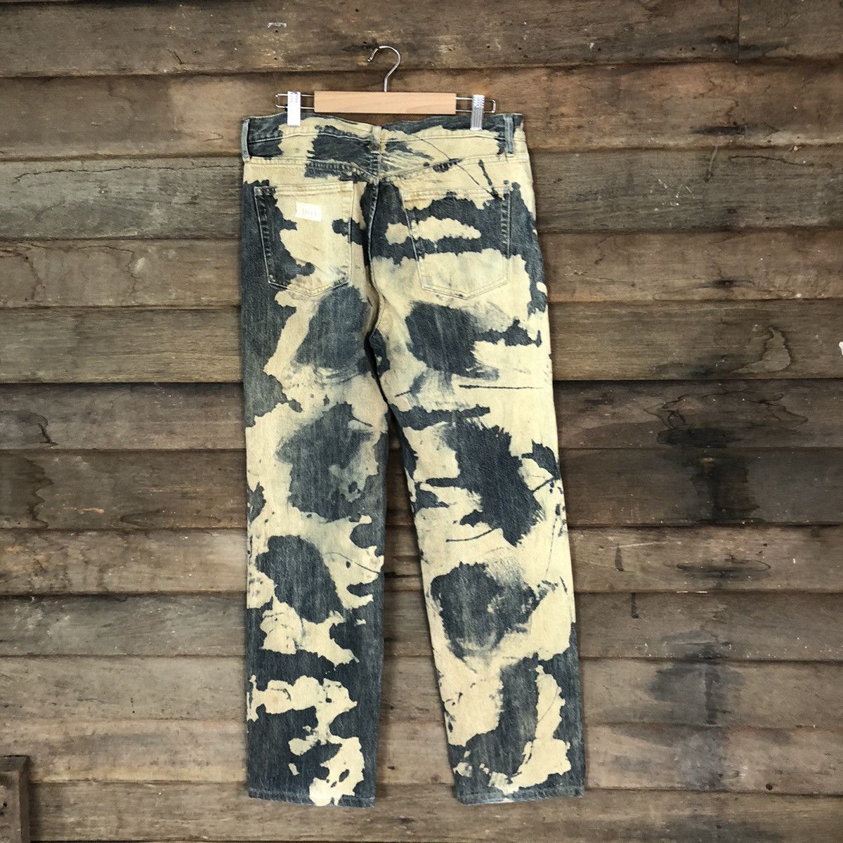 Japanese Brand DL Uniqlo japan Distressed acid wash style Denim Pants #114B Size US 32 / EU 48 - 10 Thumbnail
