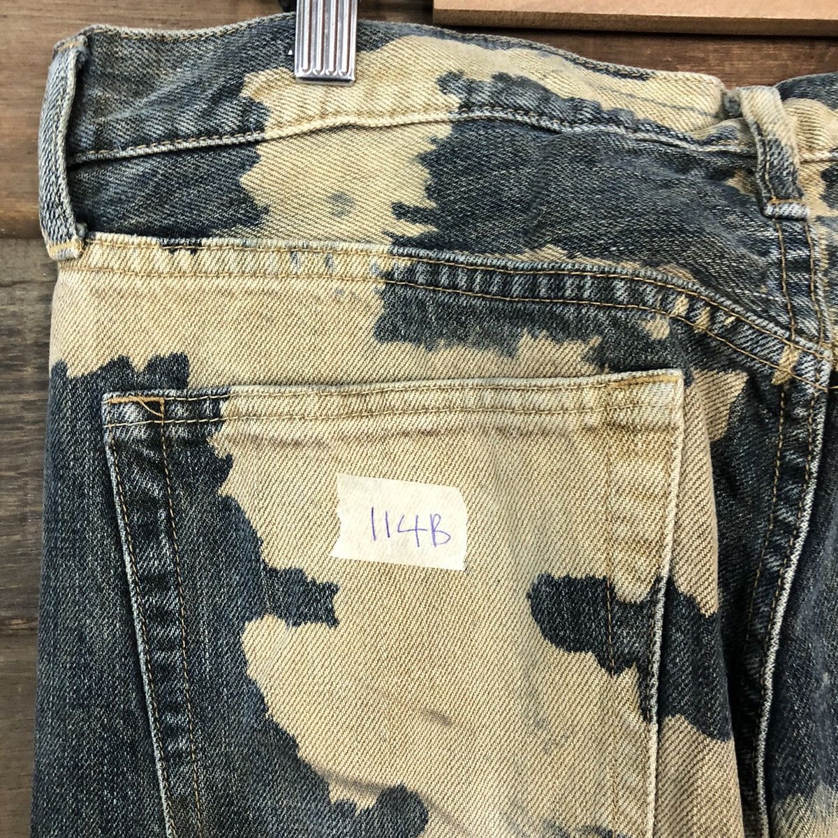 Japanese Brand DL Uniqlo japan Distressed acid wash style Denim Pants #114B Size US 32 / EU 48 - 15 Thumbnail