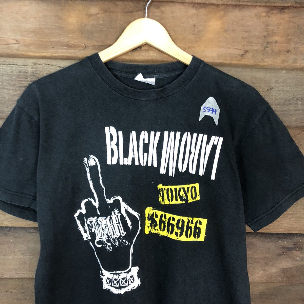 Band Tees Black Loram punk skinhead Short Sleeve Shirt #5594 Size US M / EU 48-50 / 2 - 8 Thumbnail