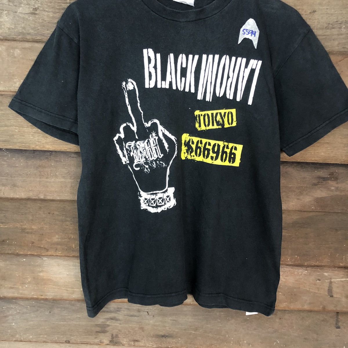 Band Tees Black Loram punk skinhead Short Sleeve Shirt #5594 Size US M / EU 48-50 / 2 - 6 Thumbnail
