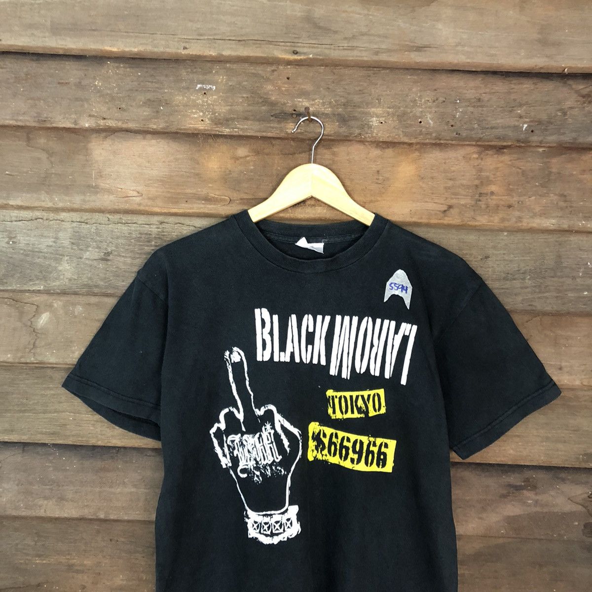 Band Tees Black Loram punk skinhead Short Sleeve Shirt #5594 Size US M / EU 48-50 / 2 - 7 Thumbnail