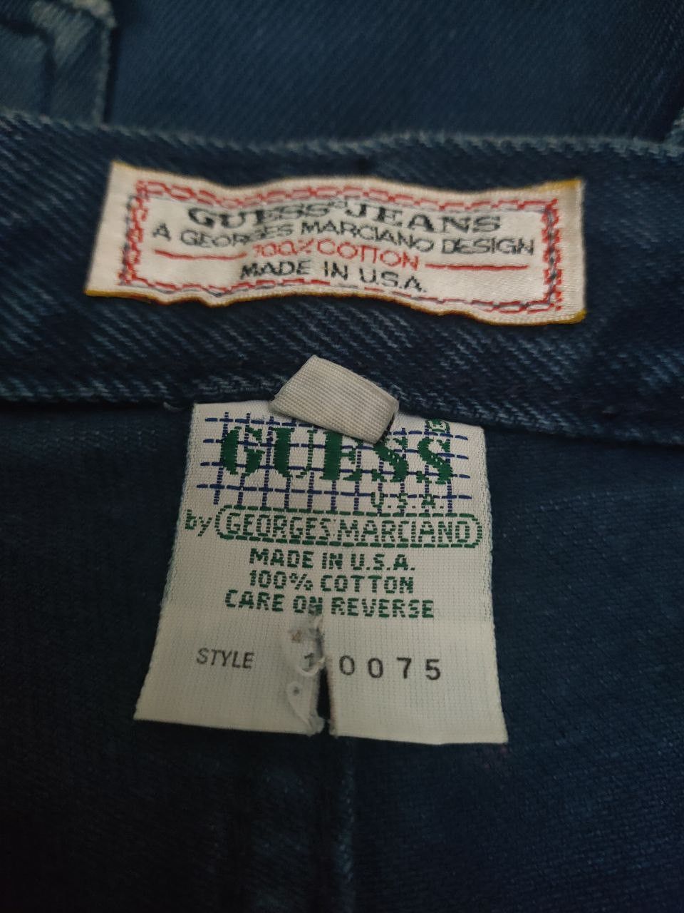 Guess Vintage Guess Baggy Denim Made in USA Size US 33 - 6 Thumbnail