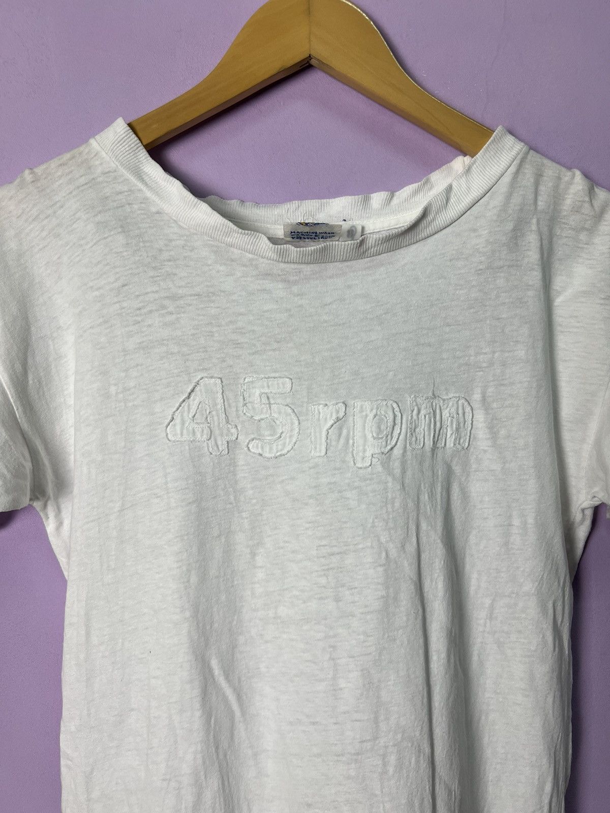 45rpm 🔥Vintage 45rpm White Tees Size US XS / EU 42 / 0 - 6 Thumbnail