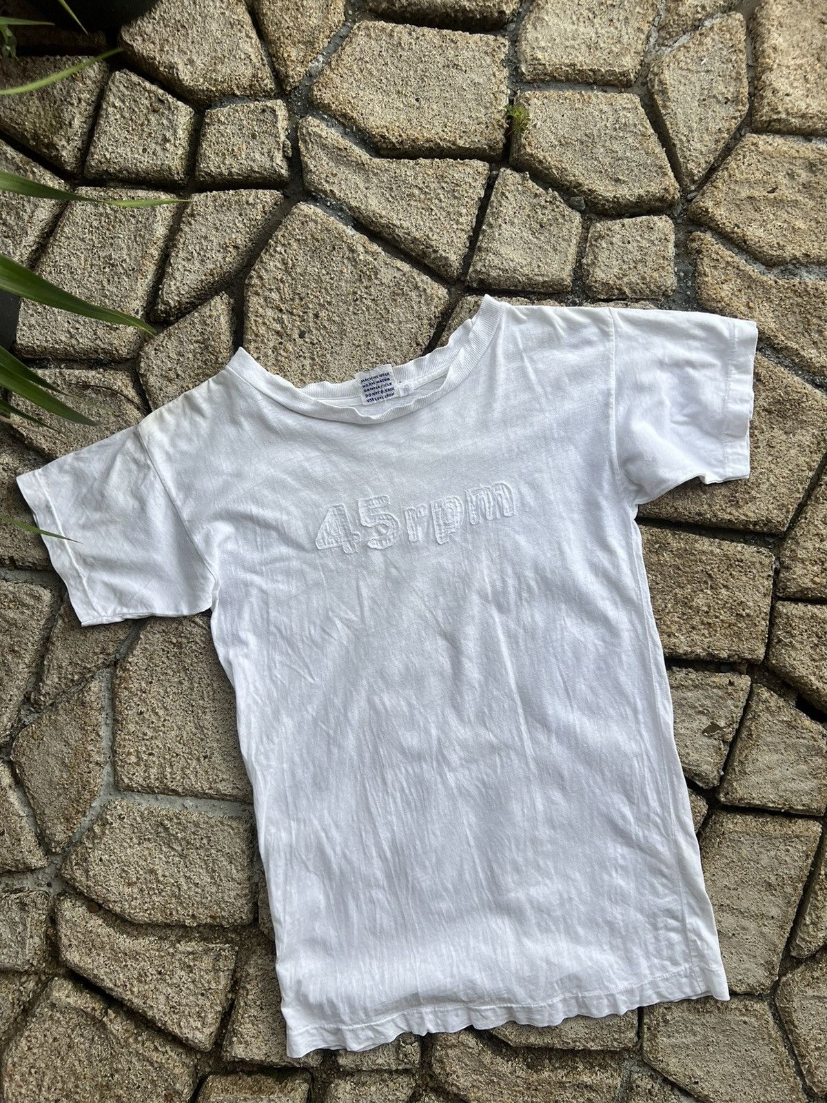 45rpm 🔥Vintage 45rpm White Tees Size US XS / EU 42 / 0 - 1 Thumbnail