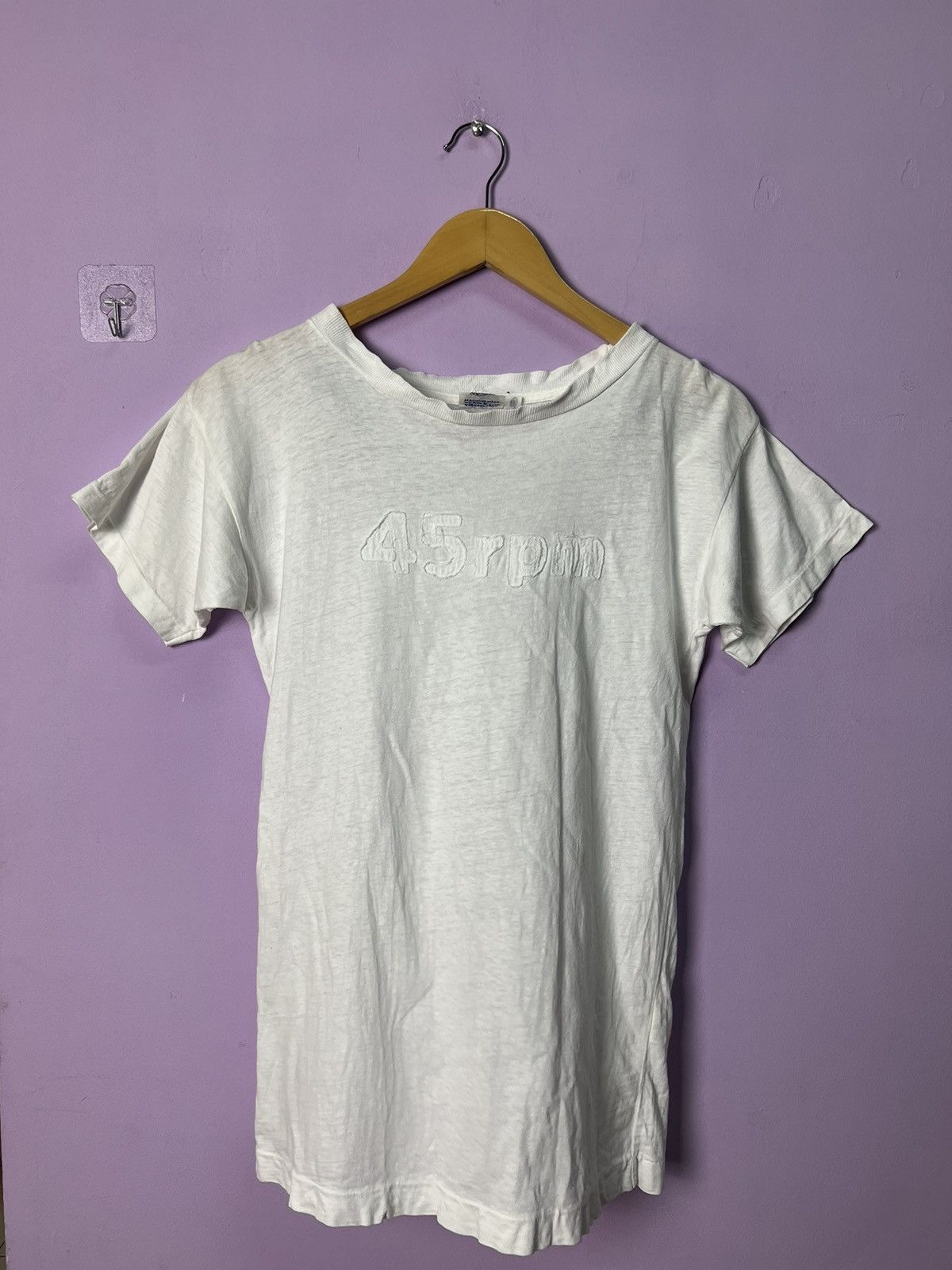 45rpm 🔥Vintage 45rpm White Tees Size S / US 4 / IT 40 - 2 Thumbnail