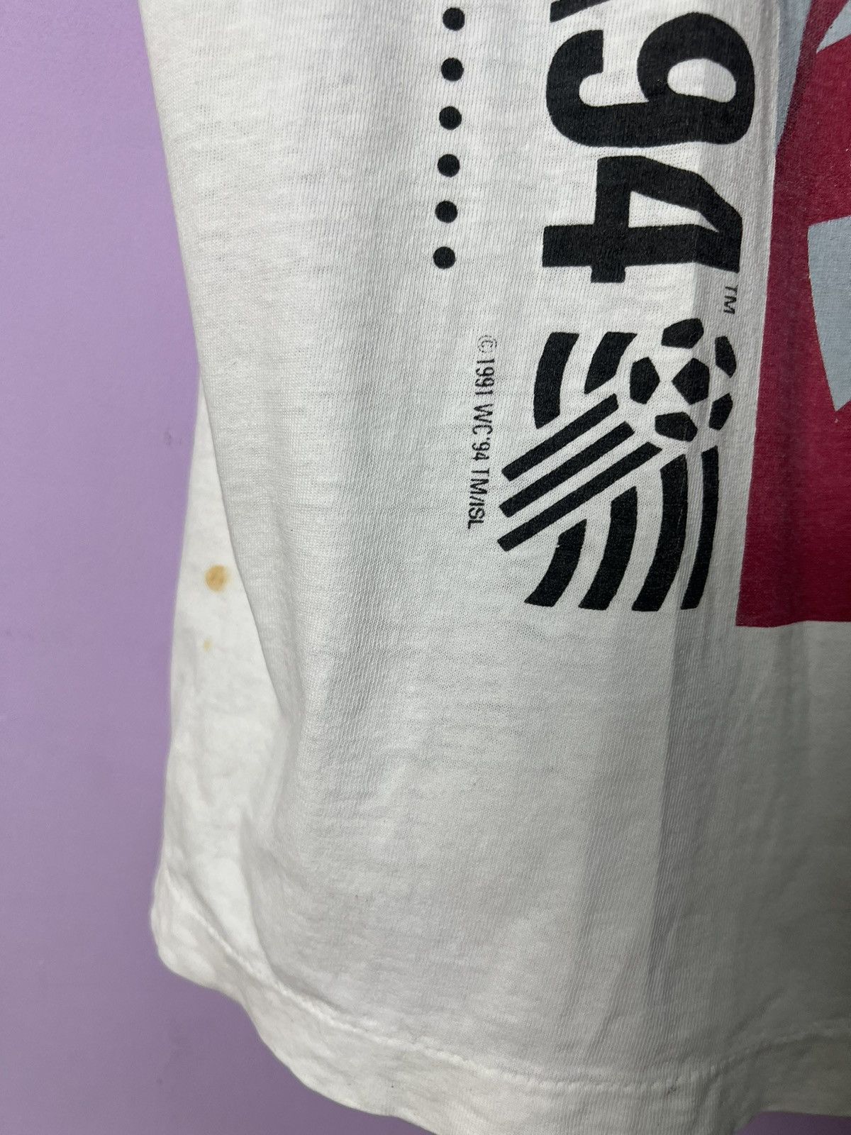 Adidas 🔥Distressed Vintage Adidas Fifa World Cup 94 Tees Size US M / EU 48-50 / 2 - 9 Thumbnail