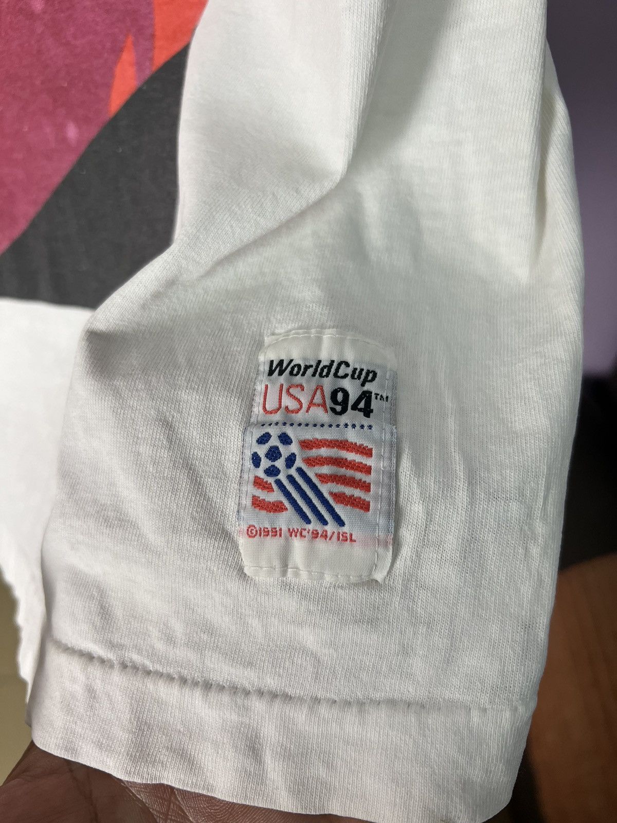 Adidas 🔥Distressed Vintage Adidas Fifa World Cup 94 Tees Size US M / EU 48-50 / 2 - 6 Thumbnail