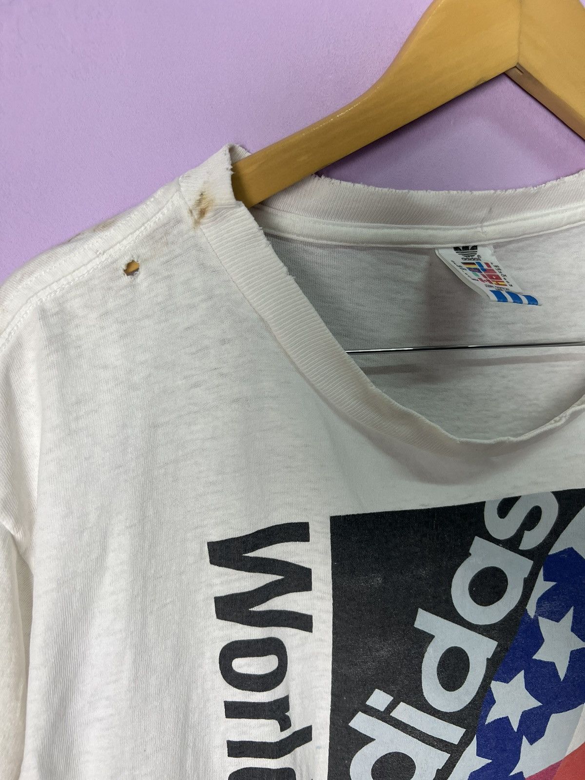 Adidas 🔥Distressed Vintage Adidas Fifa World Cup 94 Tees Size US M / EU 48-50 / 2 - 3 Thumbnail