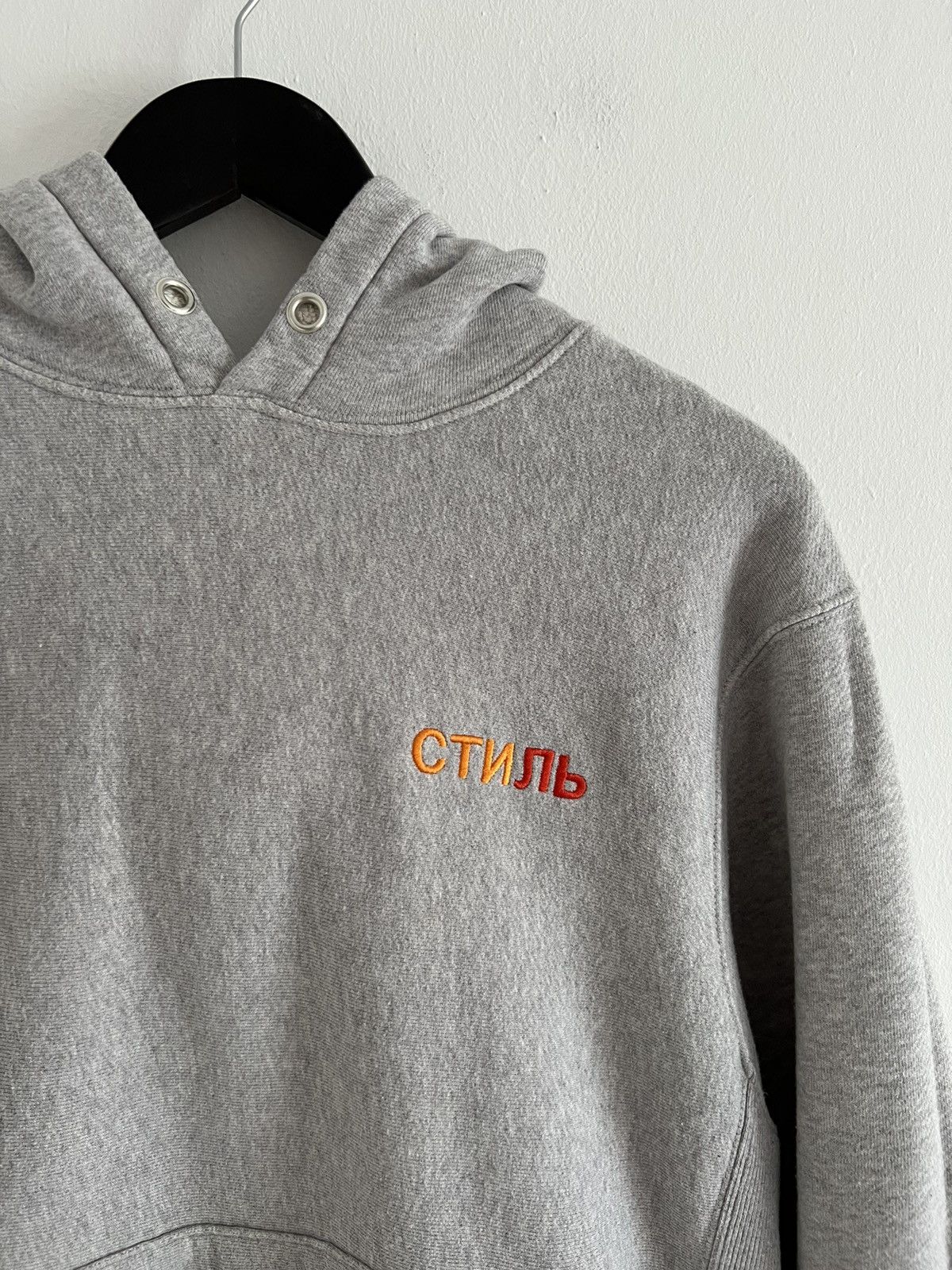 Heron Preston 🔥Heron Preston Packing Tape Logo Grey Hoodie Size US M / EU 48-50 / 2 - 5 Thumbnail