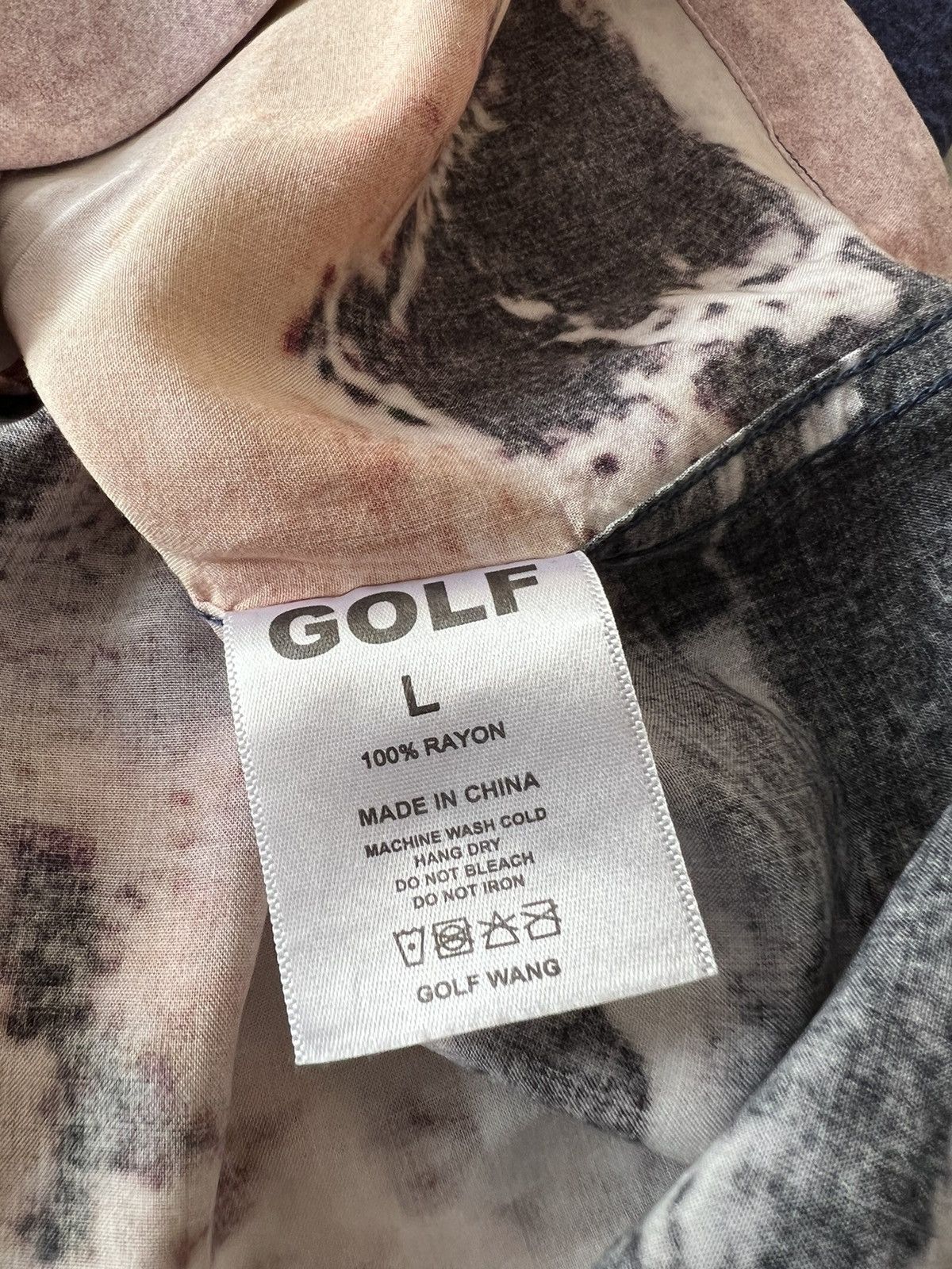 Golf Wang 💥💥 Golf Wang No Nukes Button Up Rayon Shirt Size US L / EU 52-54 / 3 - 7 Thumbnail