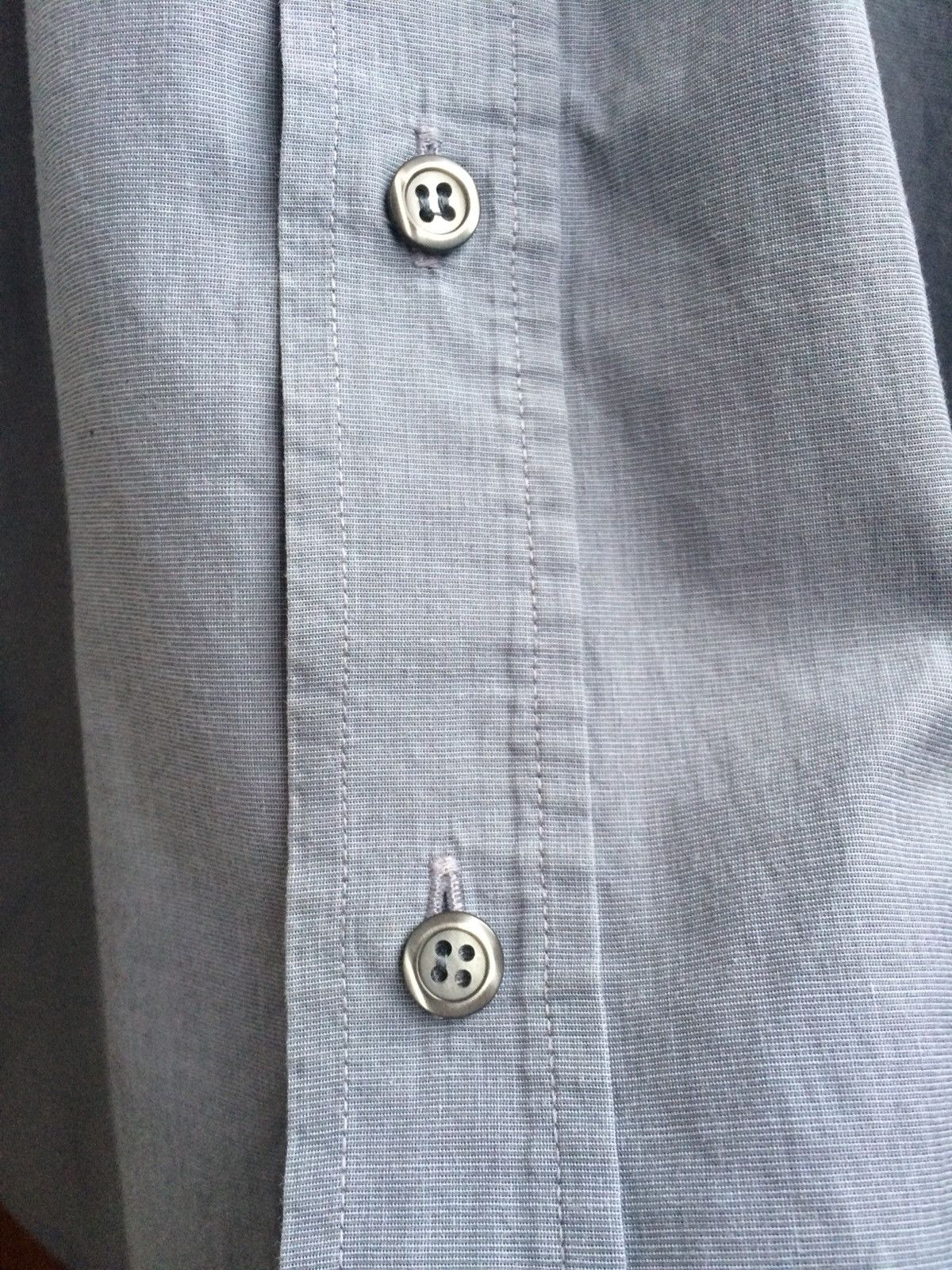 Yves Saint Laurent Yves Saint Laurent Grey Button Shirt Size US M / EU 48-50 / 2 - 3 Thumbnail