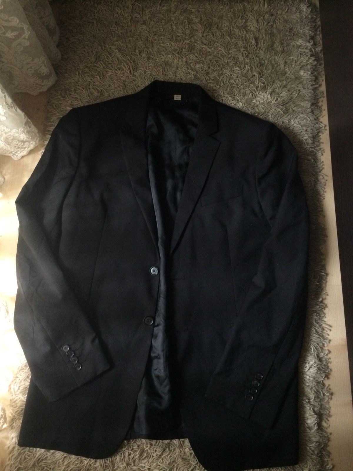 image of Burberry Black Blazer, Men's (Size 54R)